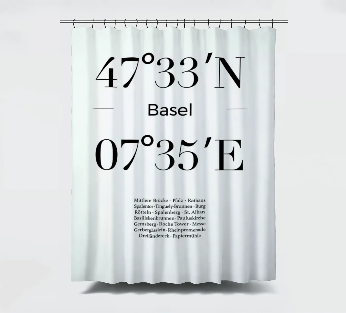 Basel Duschvorhang von Studio One