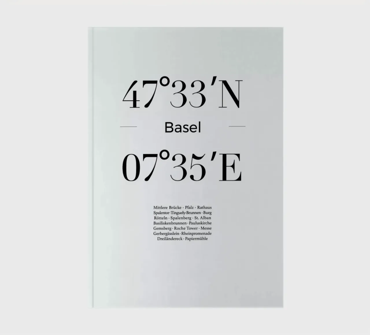 Basel notebook by Studio One