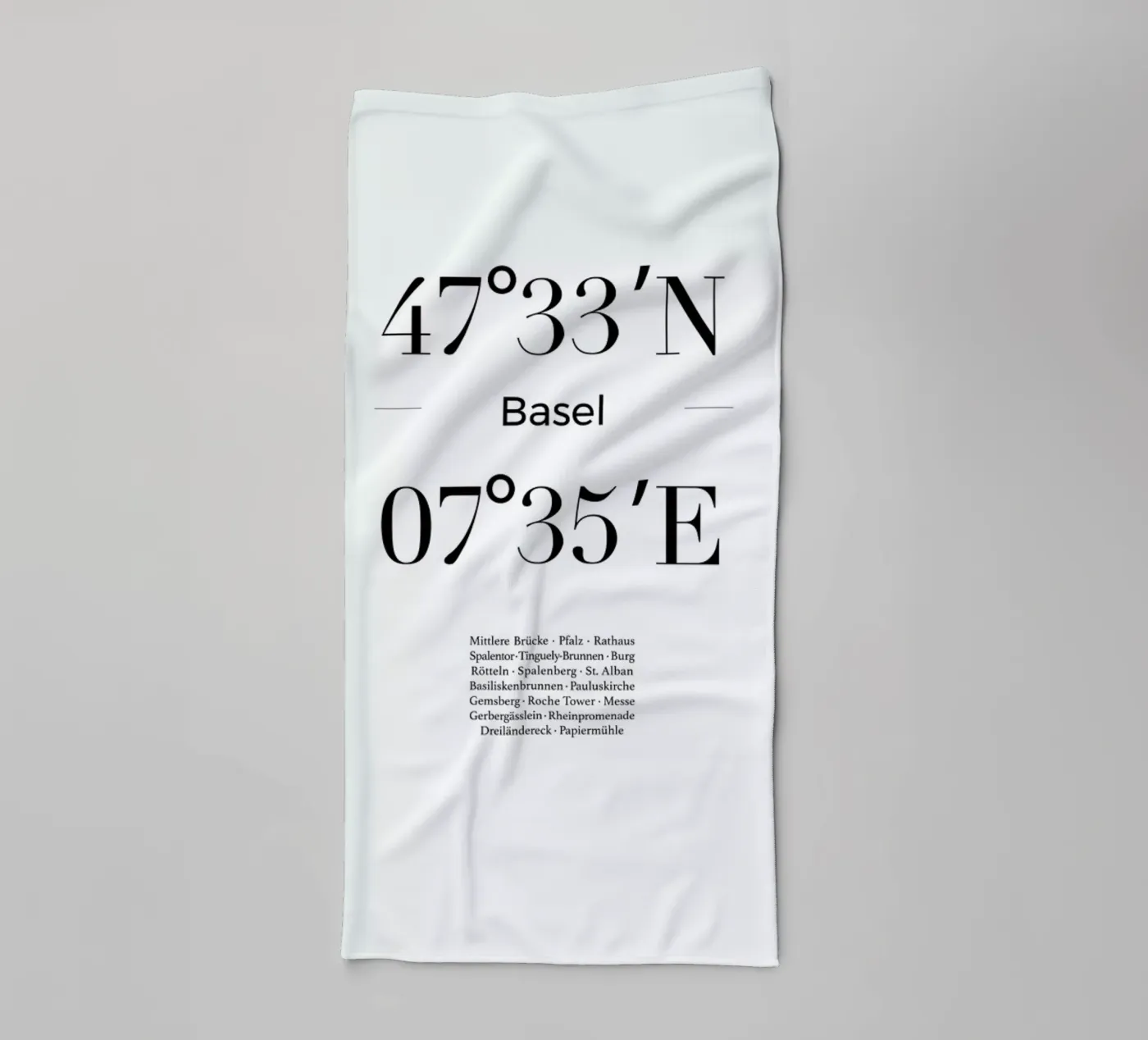 Basel towel by Studio One