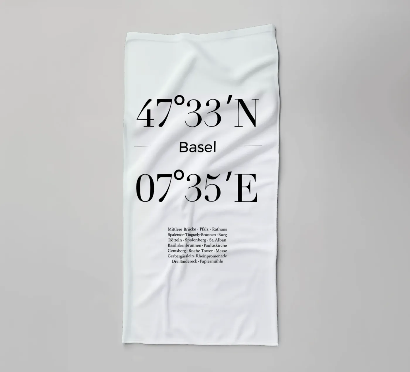 Basel badhanddoek van Studio One