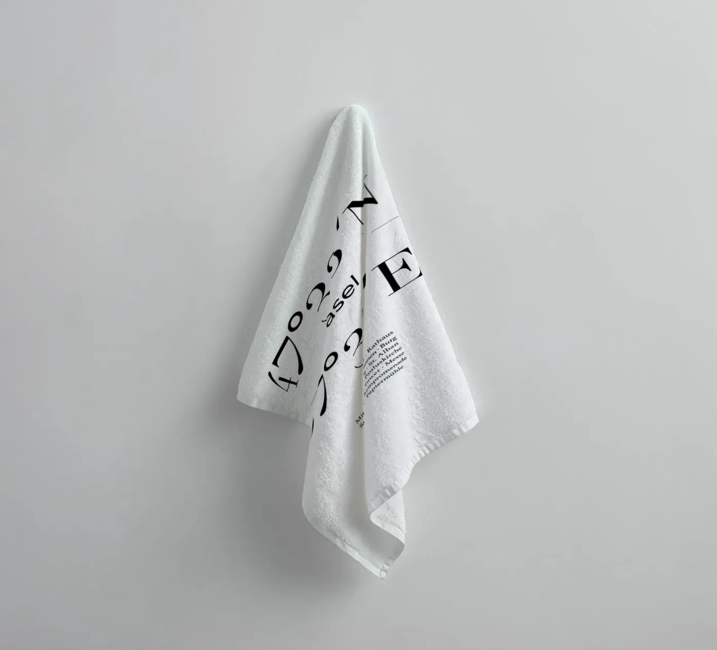 Basel towel by Studio One
