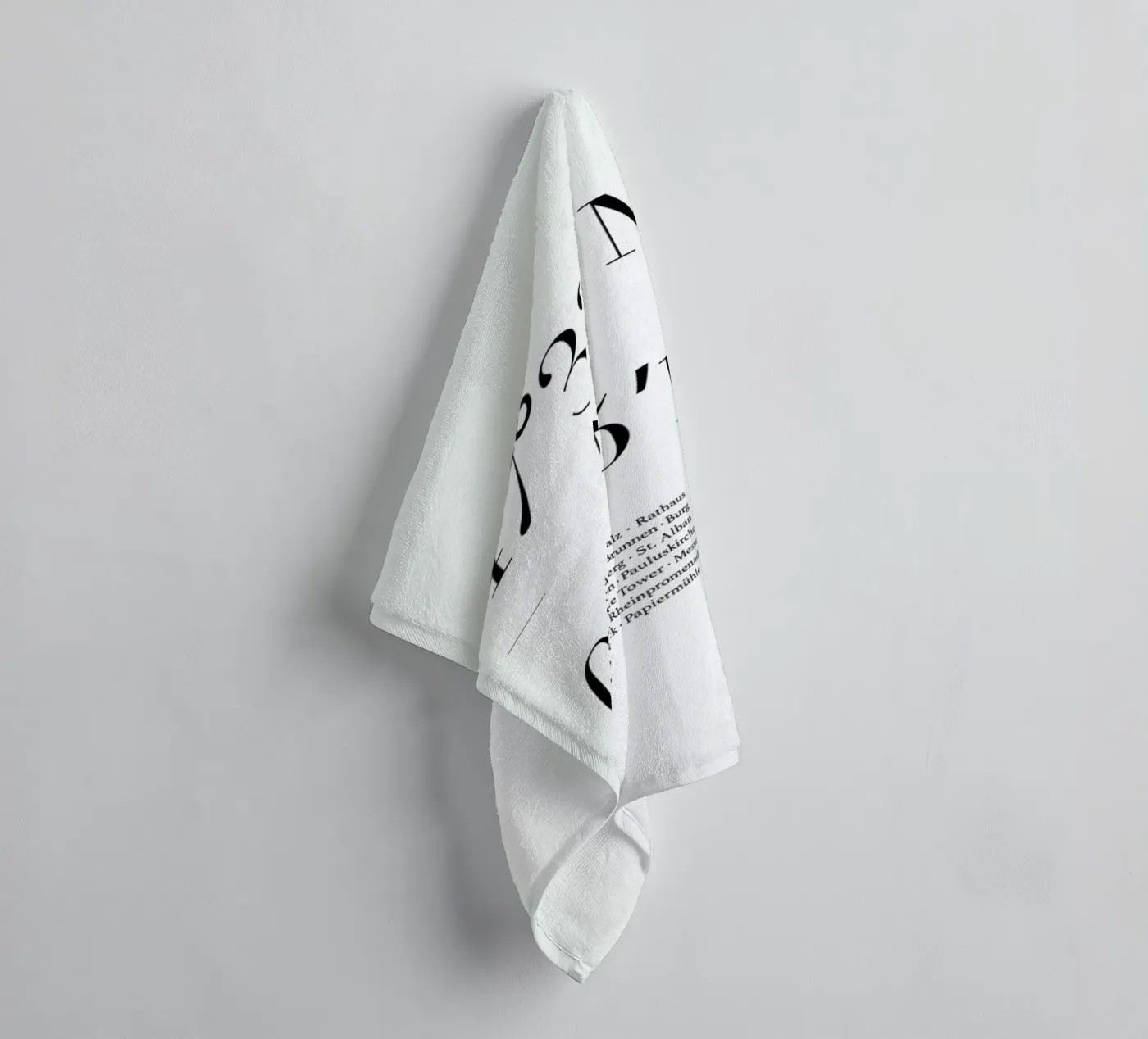 Basel towel by Studio One
