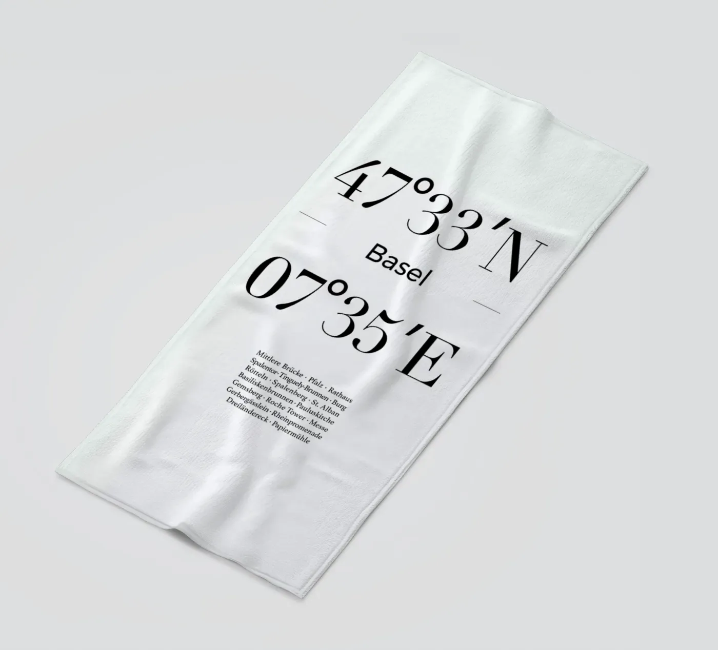 Basel beach towel by Studio One