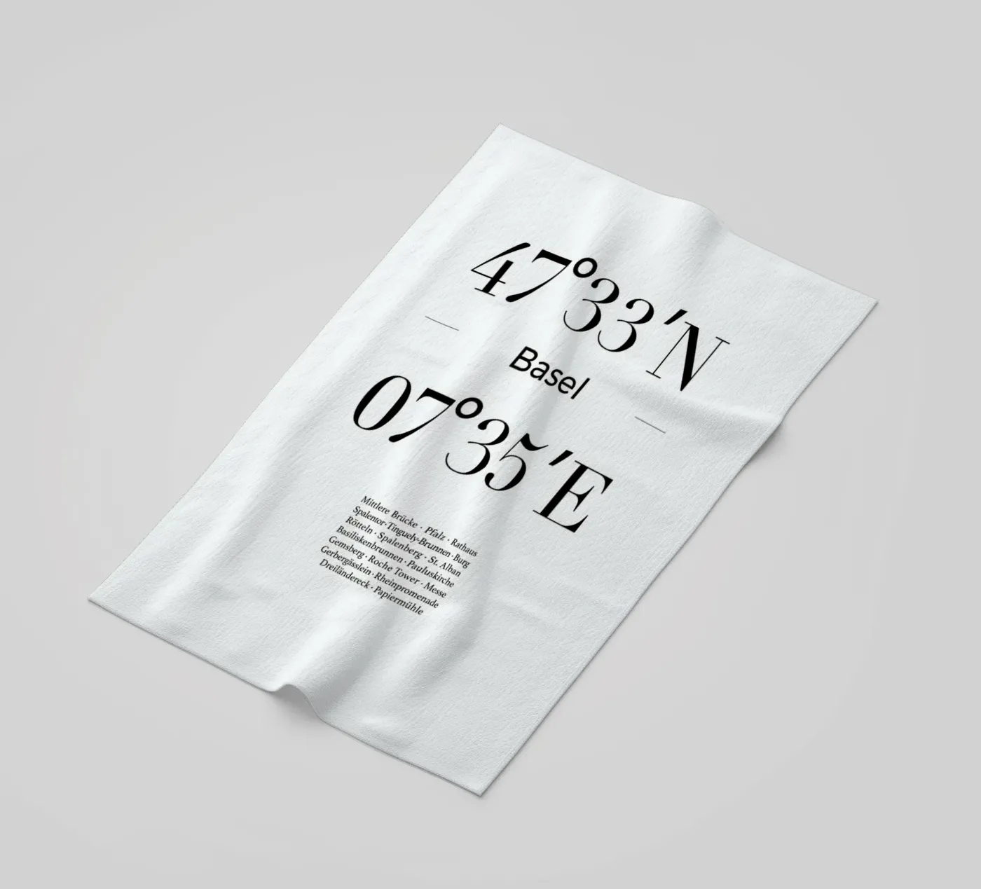 Basel strandhanddoek van Studio One