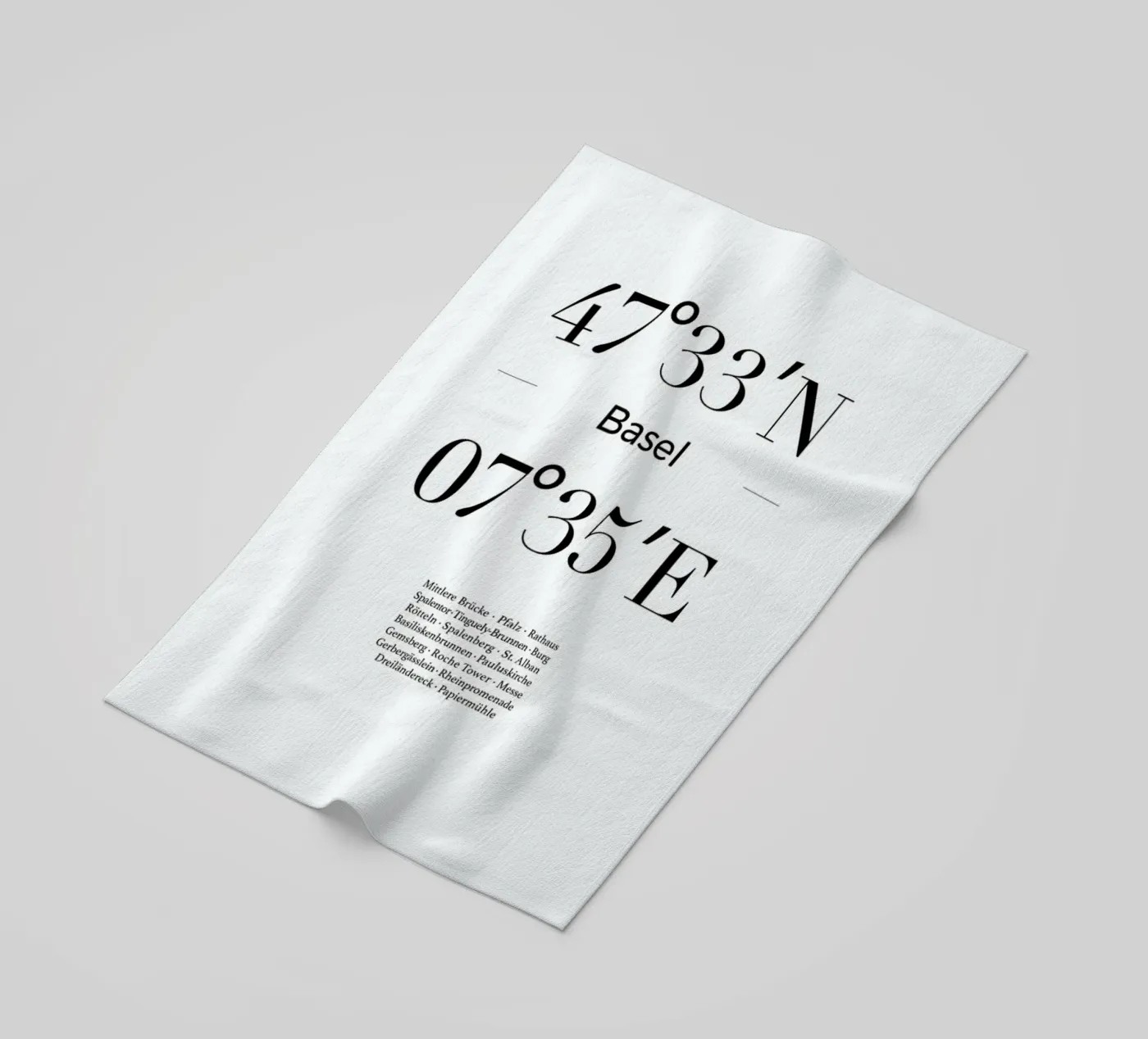 Basel beach towel by Studio One