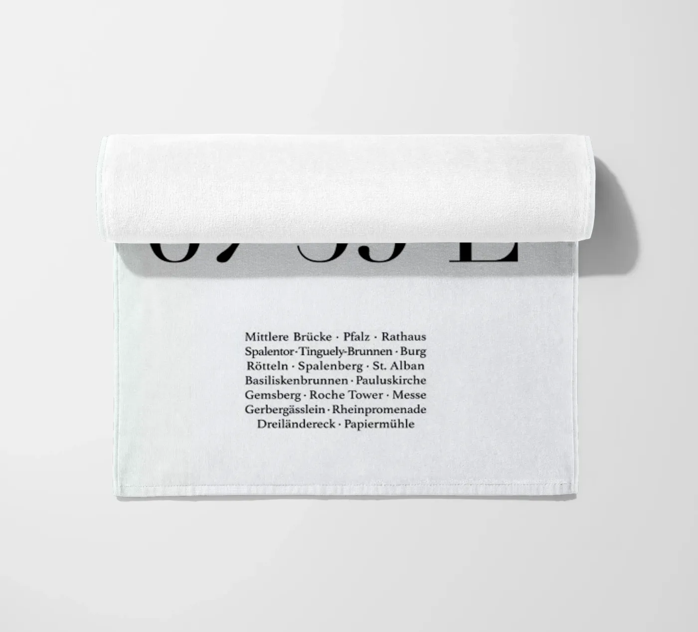 Basel beach towel by Studio One