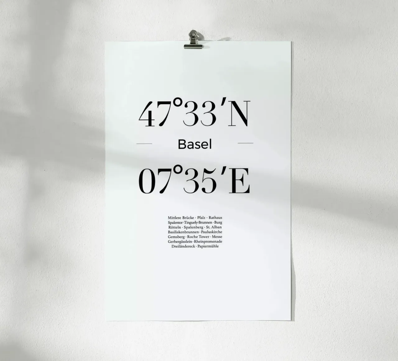 Basel poster by Studio One