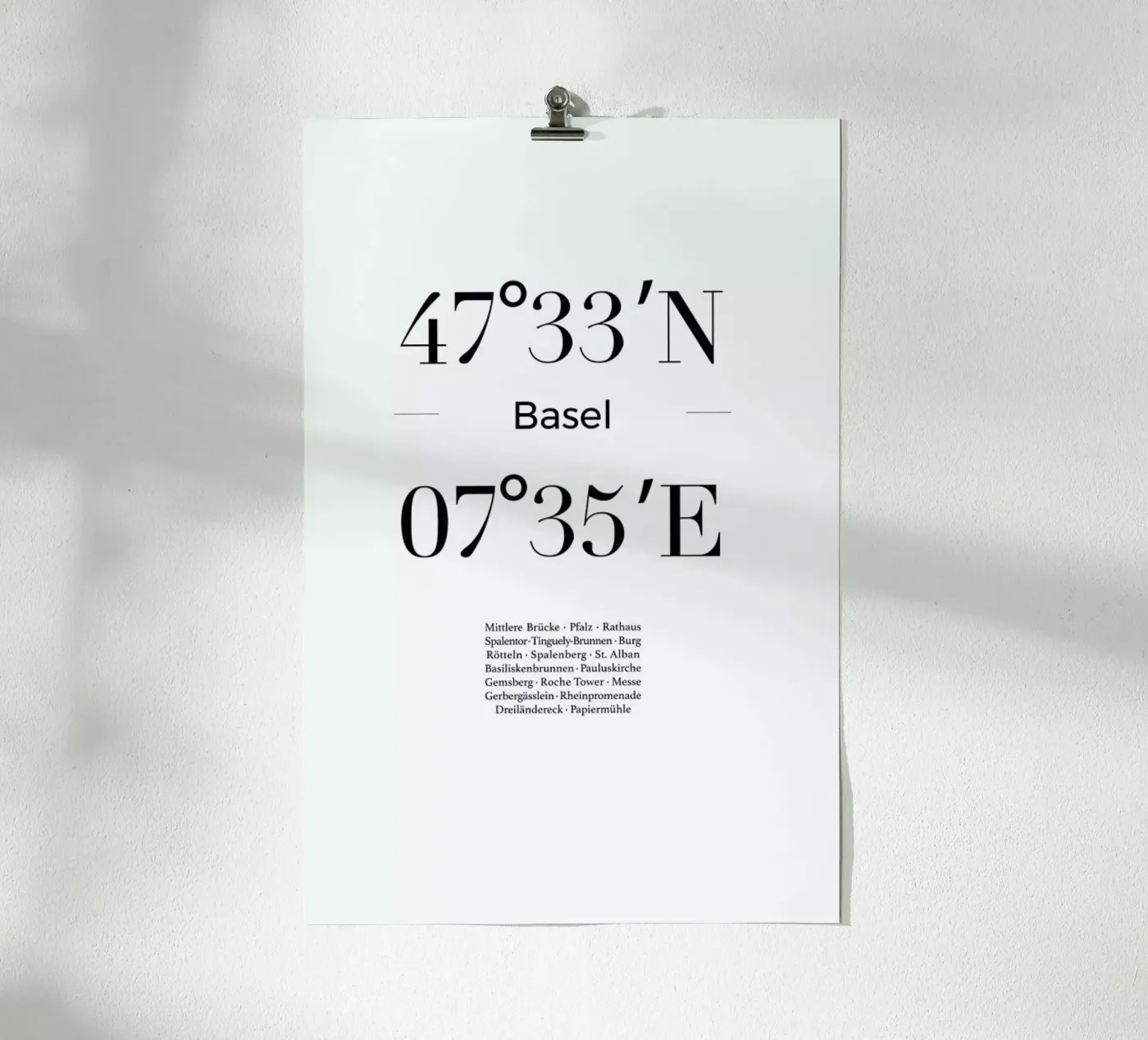 Basel Poster von Studio One