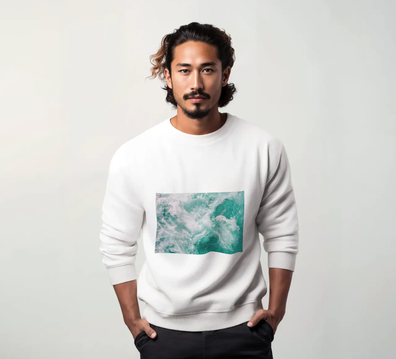 Whitewater 2 sweatshirt by Nur Mut