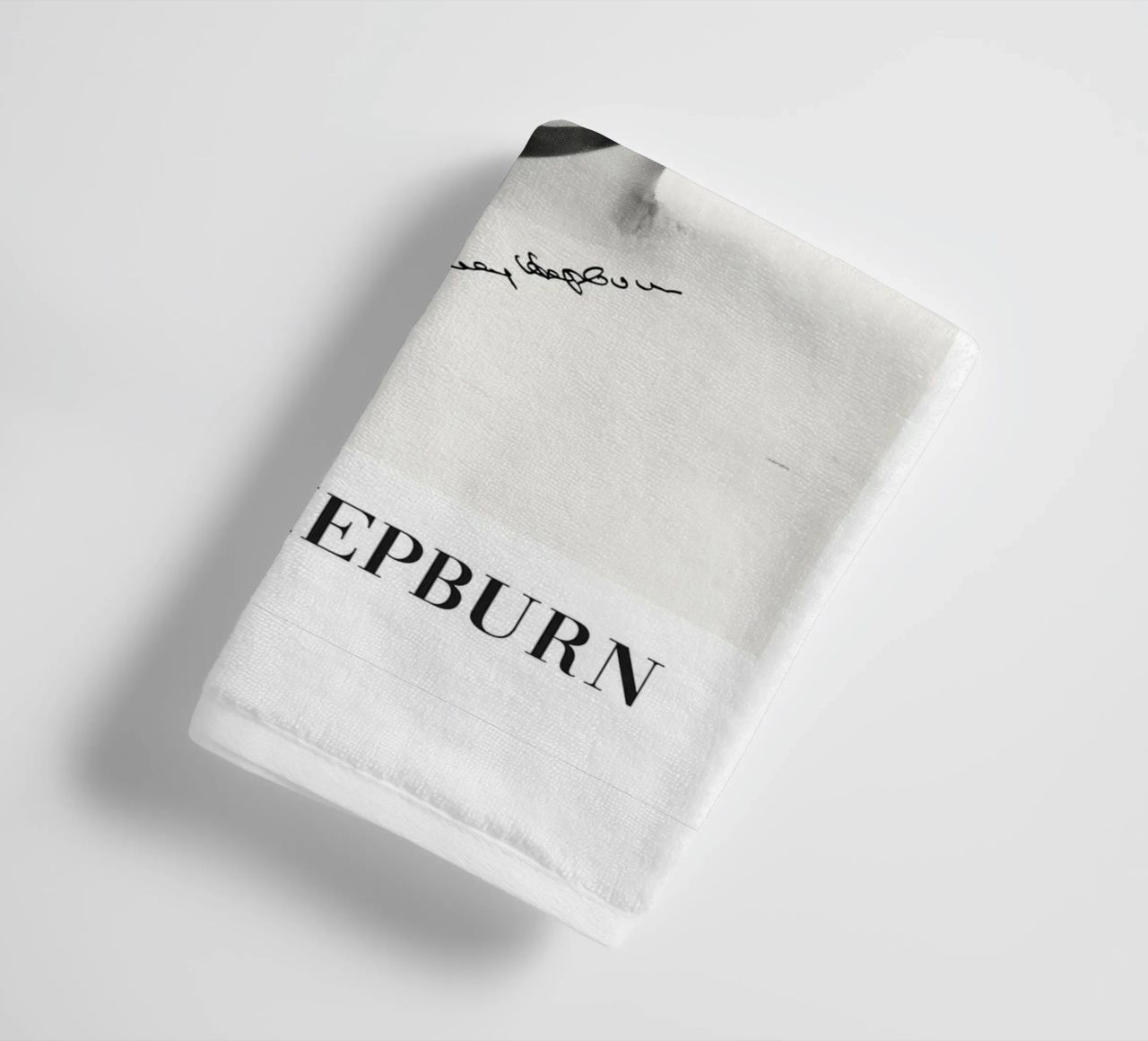 Audrey Hepburn, Timeless Elegance towel by Carinaprint