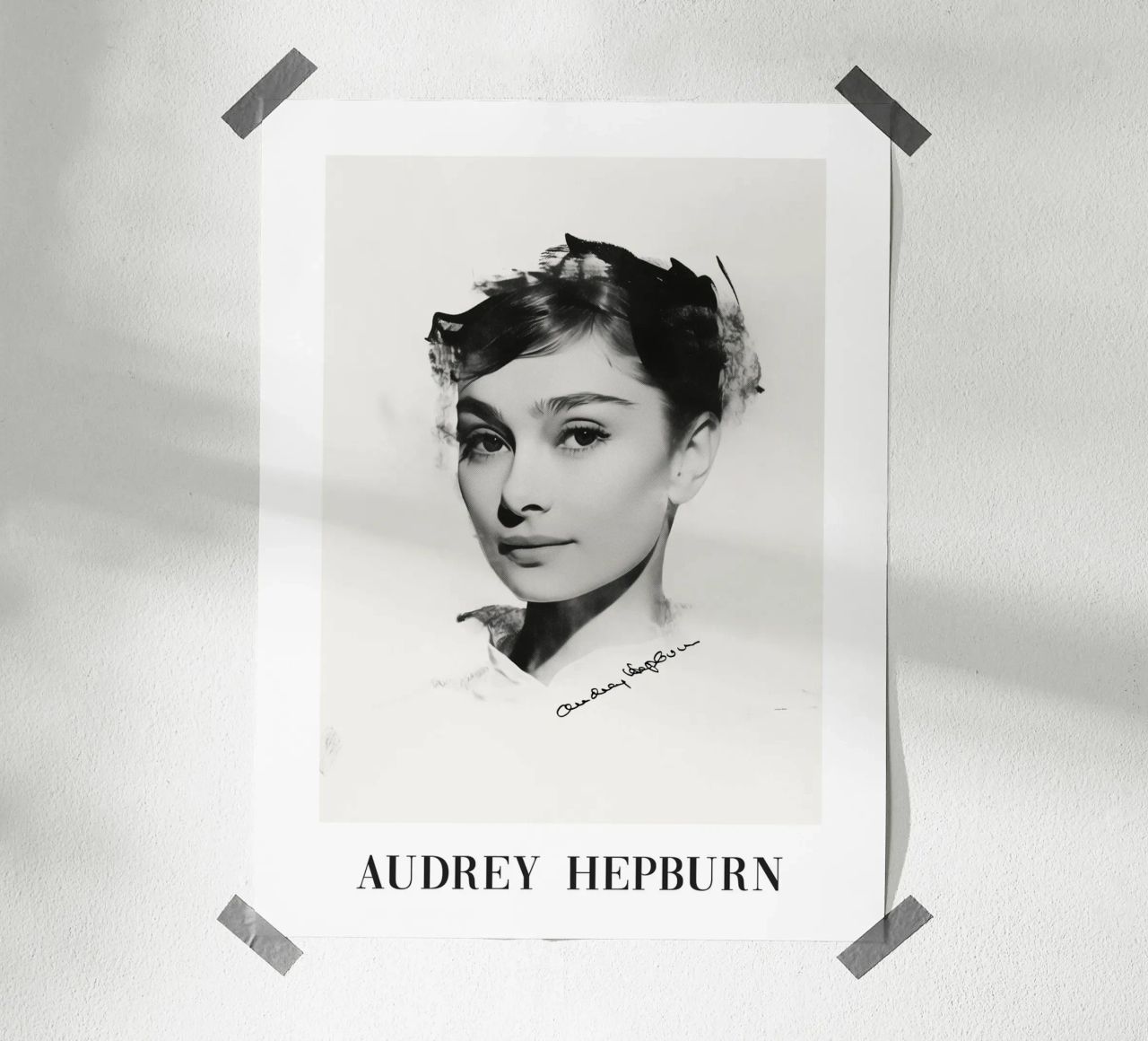 Audrey Hepburn, Timeless Elegance poster by Carinaprint