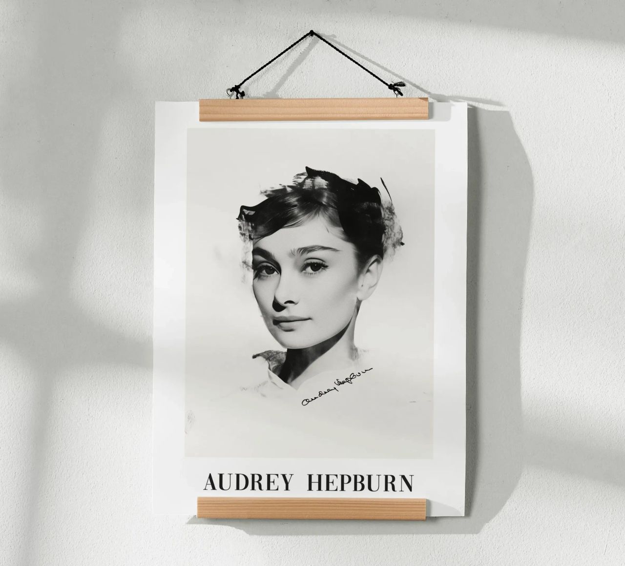 Audrey Hepburn, Timeless Elegance poster by Carinaprint
