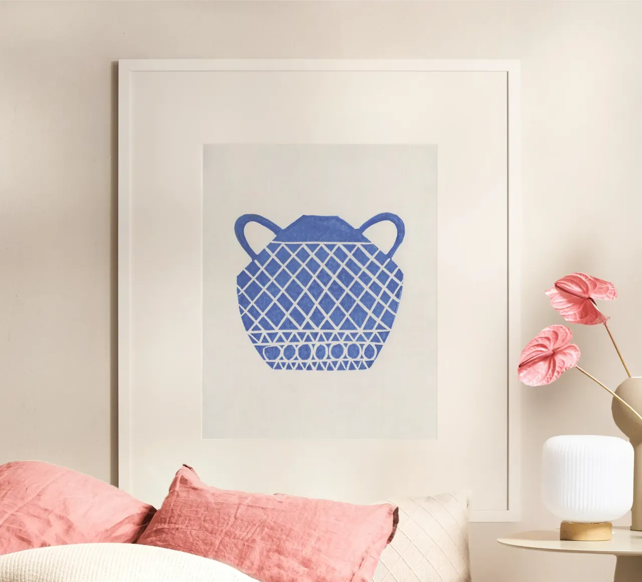 Vaso Linocut #7 poster da Alisa Galitsyna
