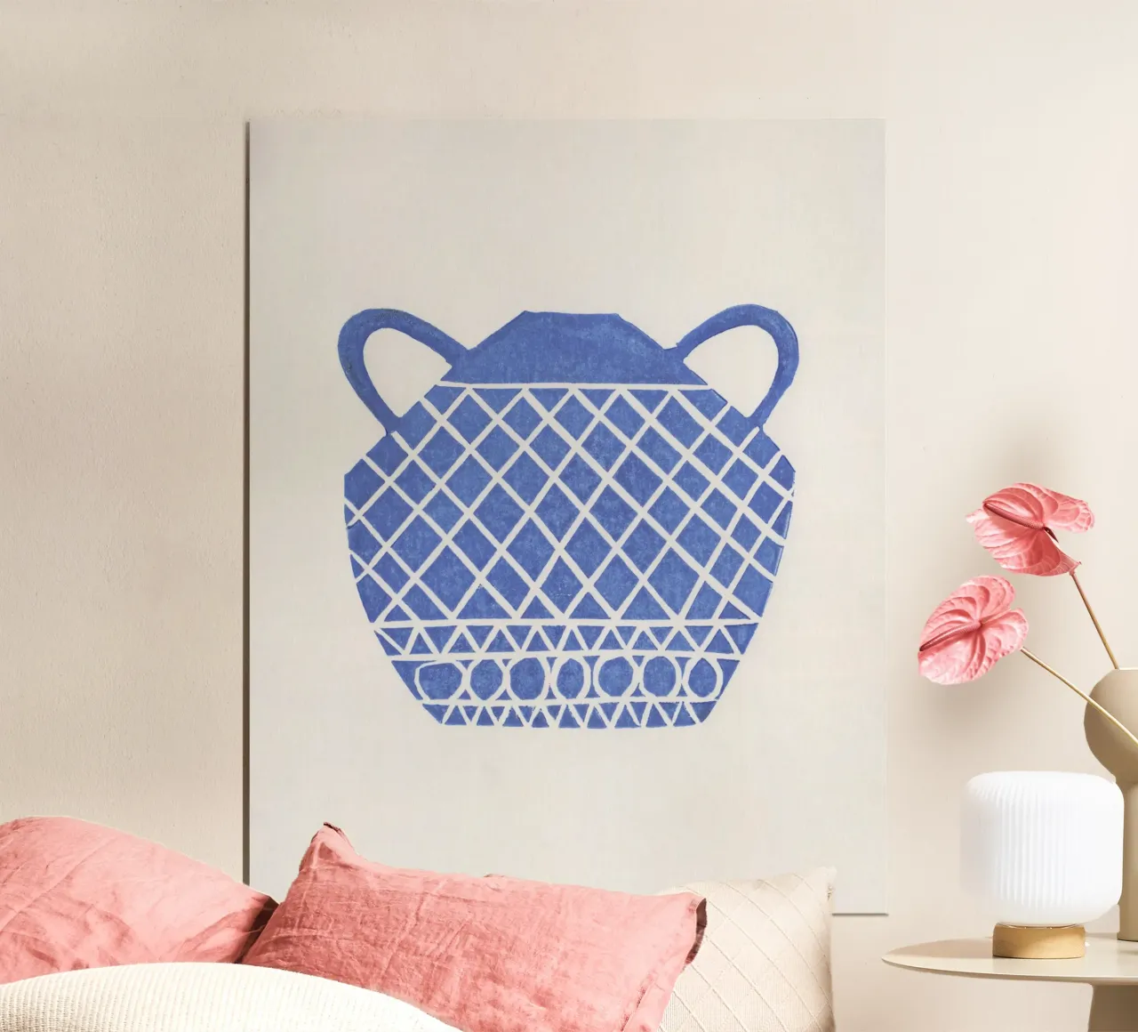 Vaso Linocut #7 poster da Alisa Galitsyna