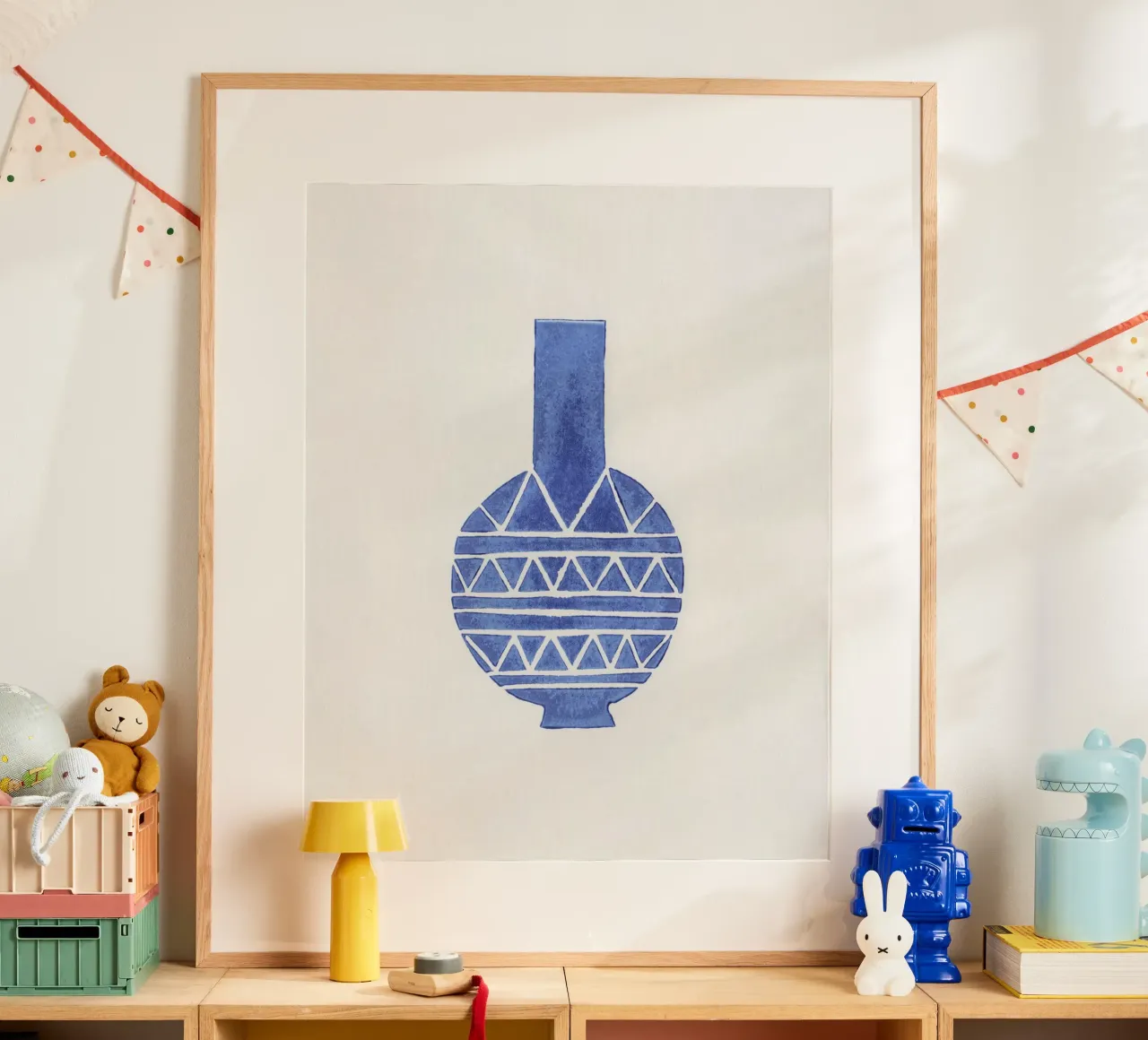 Vaso Linocut #8 poster da Alisa Galitsyna