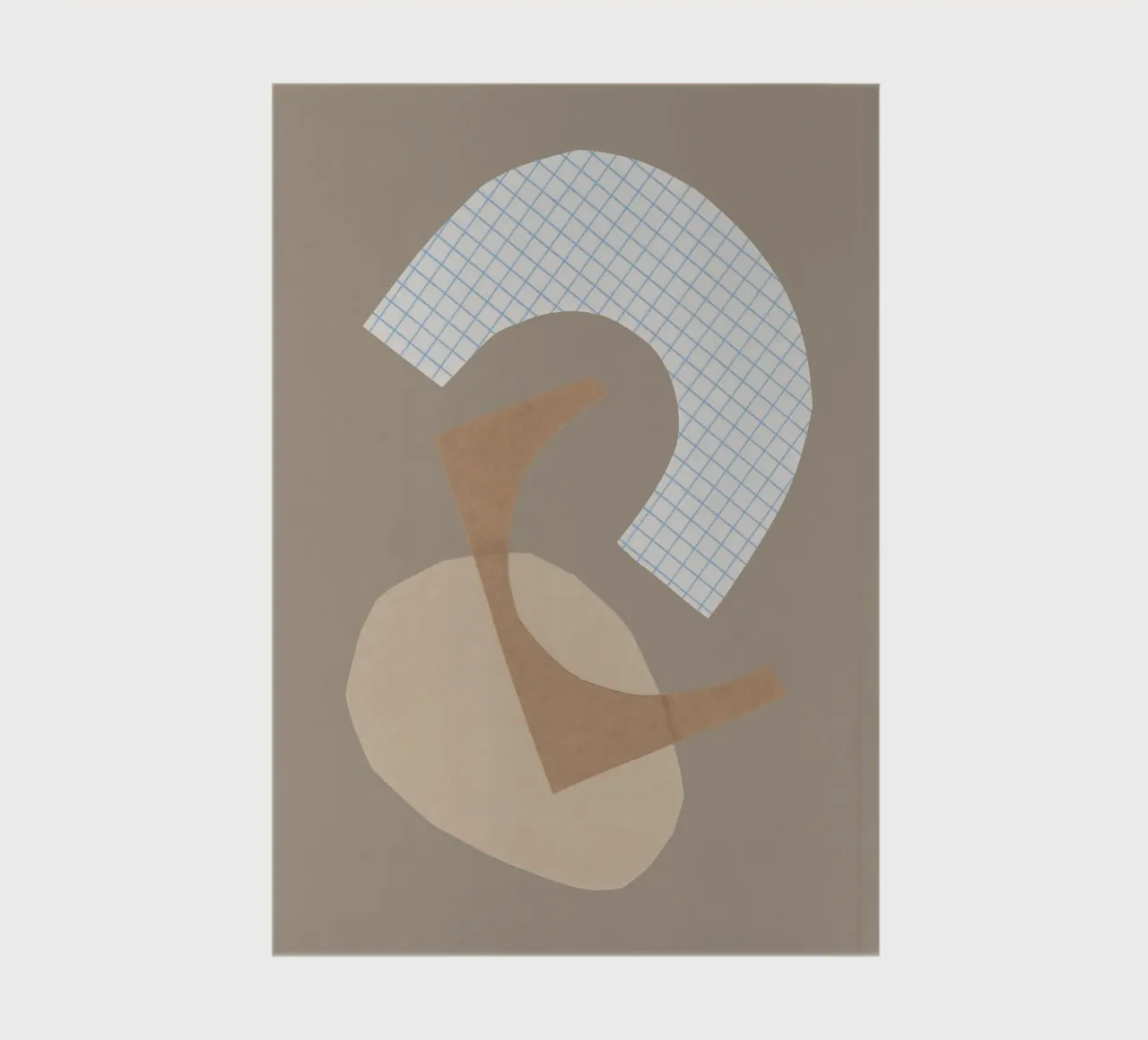 Three shapes #1 notebook by Alisa Galitsyna