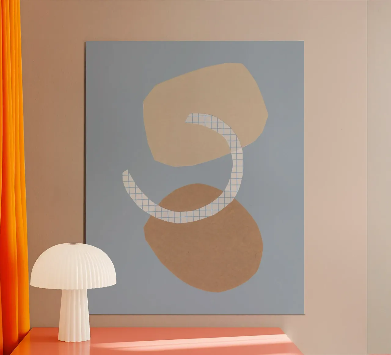 Tre forme #2 poster con telaio in plastica da Alisa Galitsyna