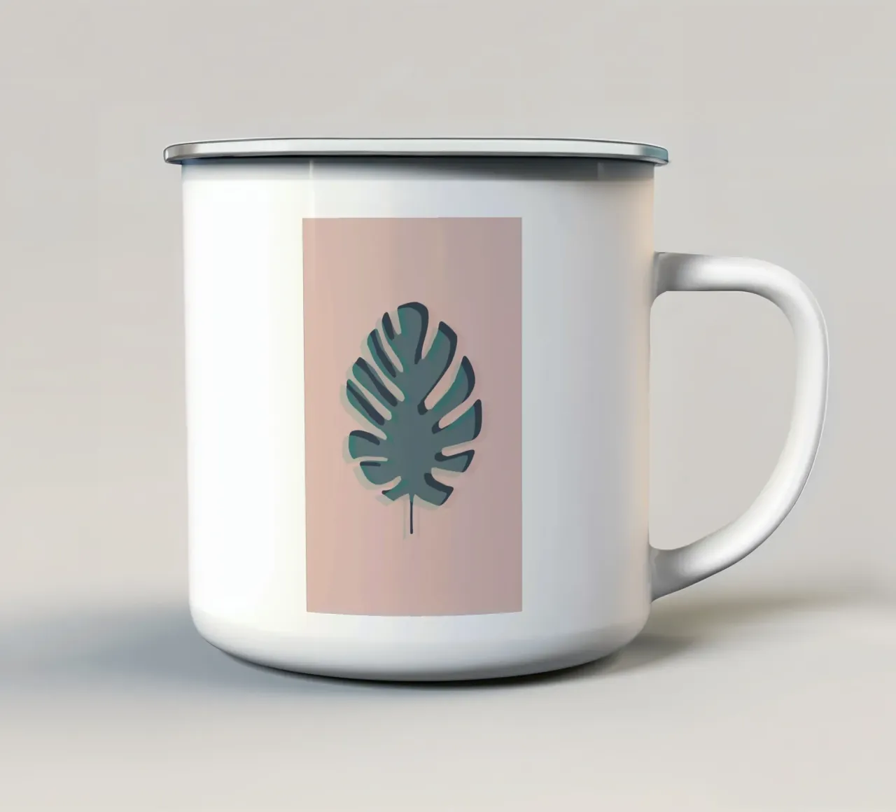 The Solitary Monstera tazza in smalto da The Native State