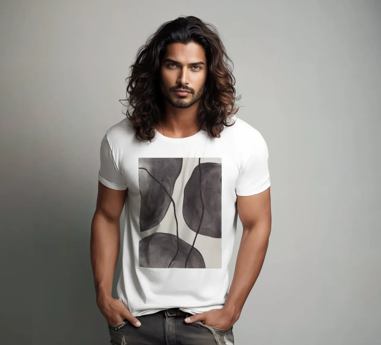 Forme di carbone t-shirt da Alisa Galitsyna
