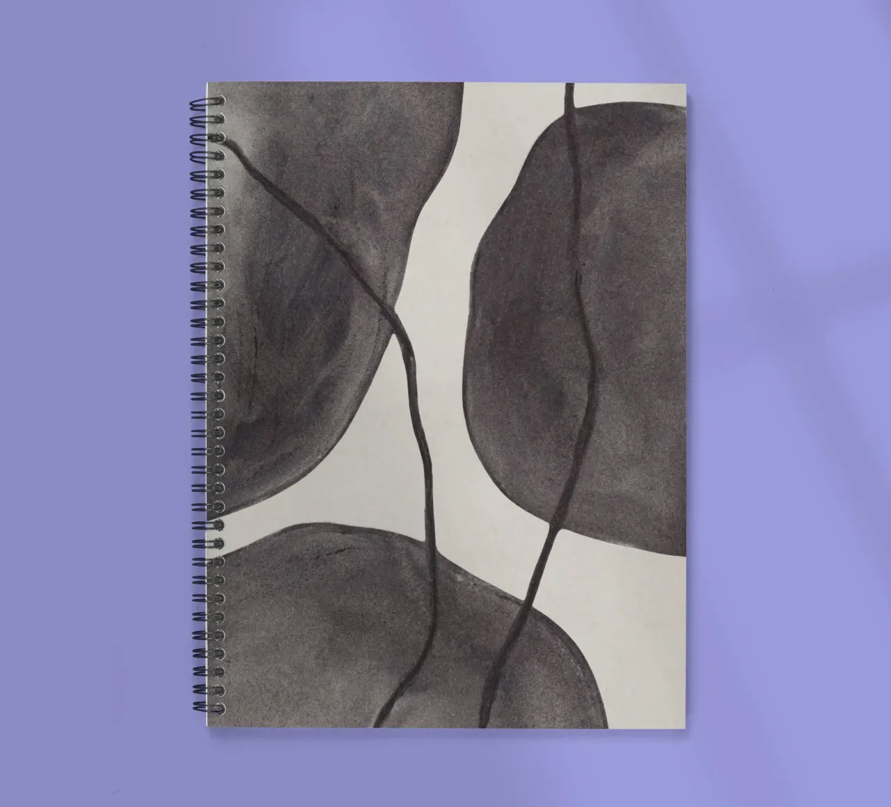 Holzkohle-Formen Ringbuch von Alisa Galitsyna