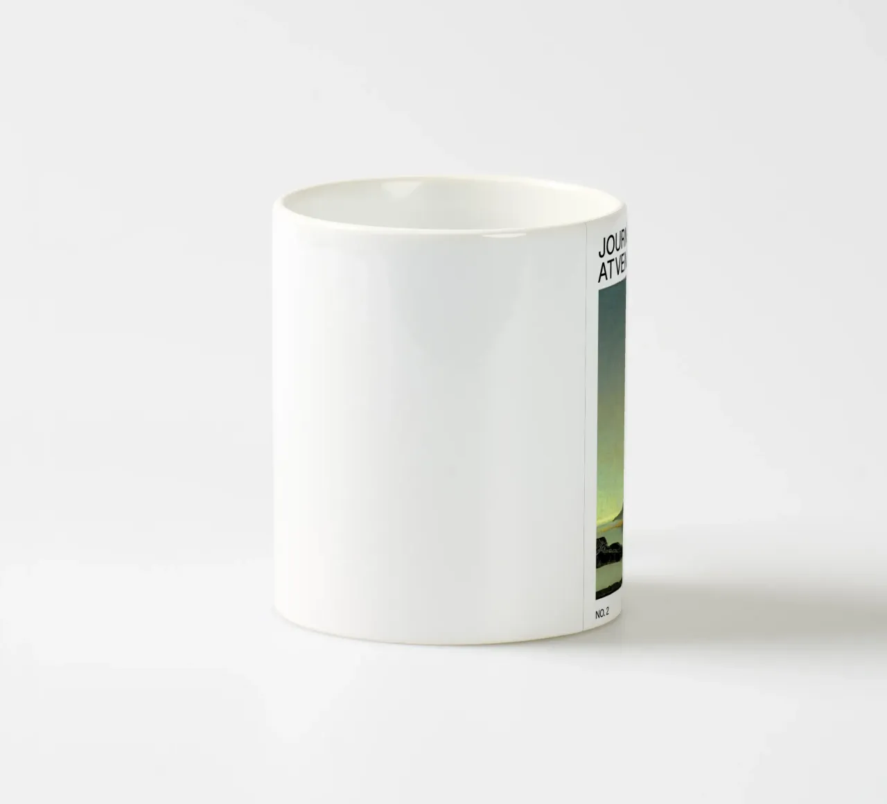 Sci-Fi Poster: Journey Home– Romantic Space No. 2 tazza in ceramica da Spunk