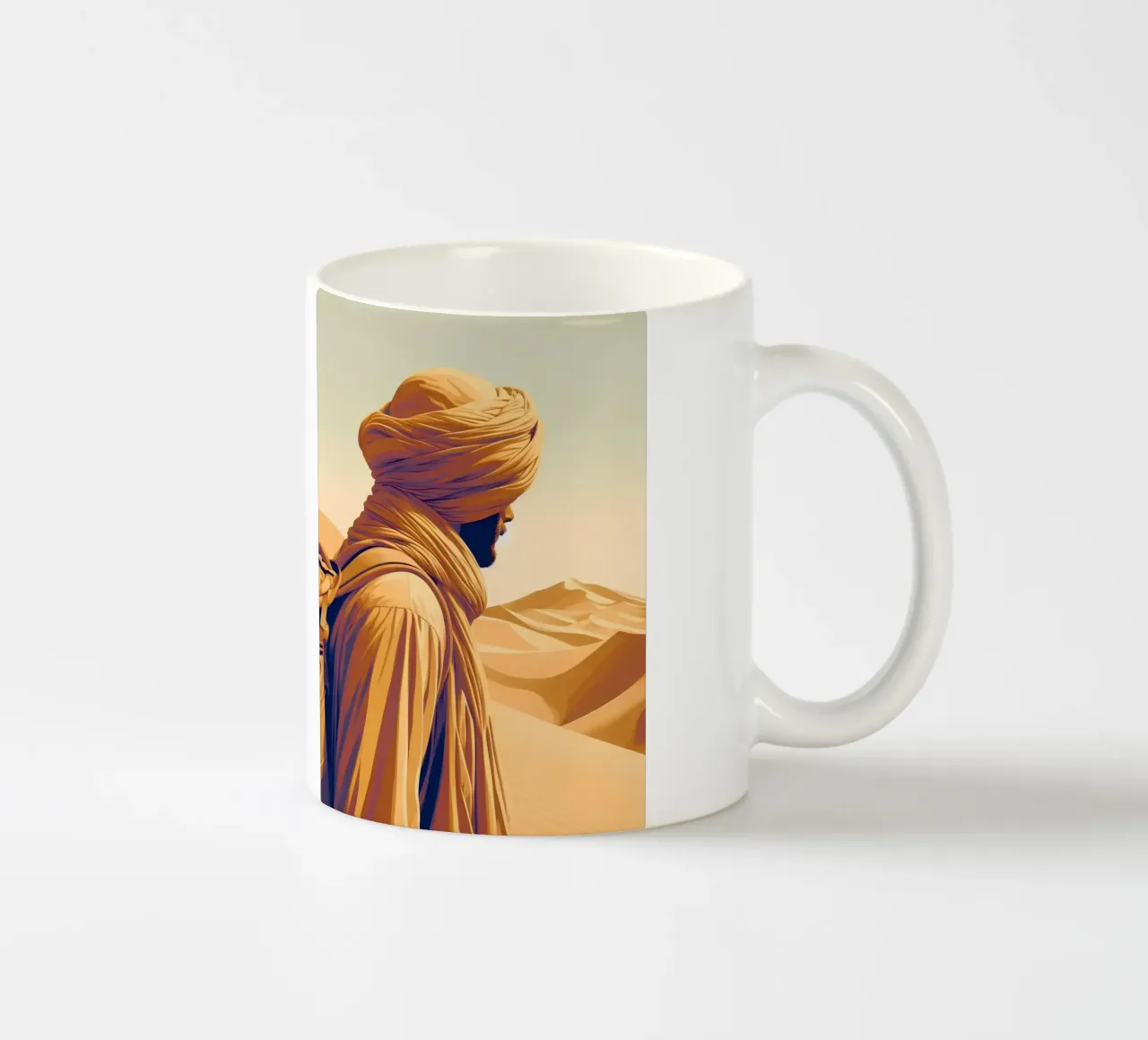 Attraverso le dune tazza in ceramica da Digital Naive