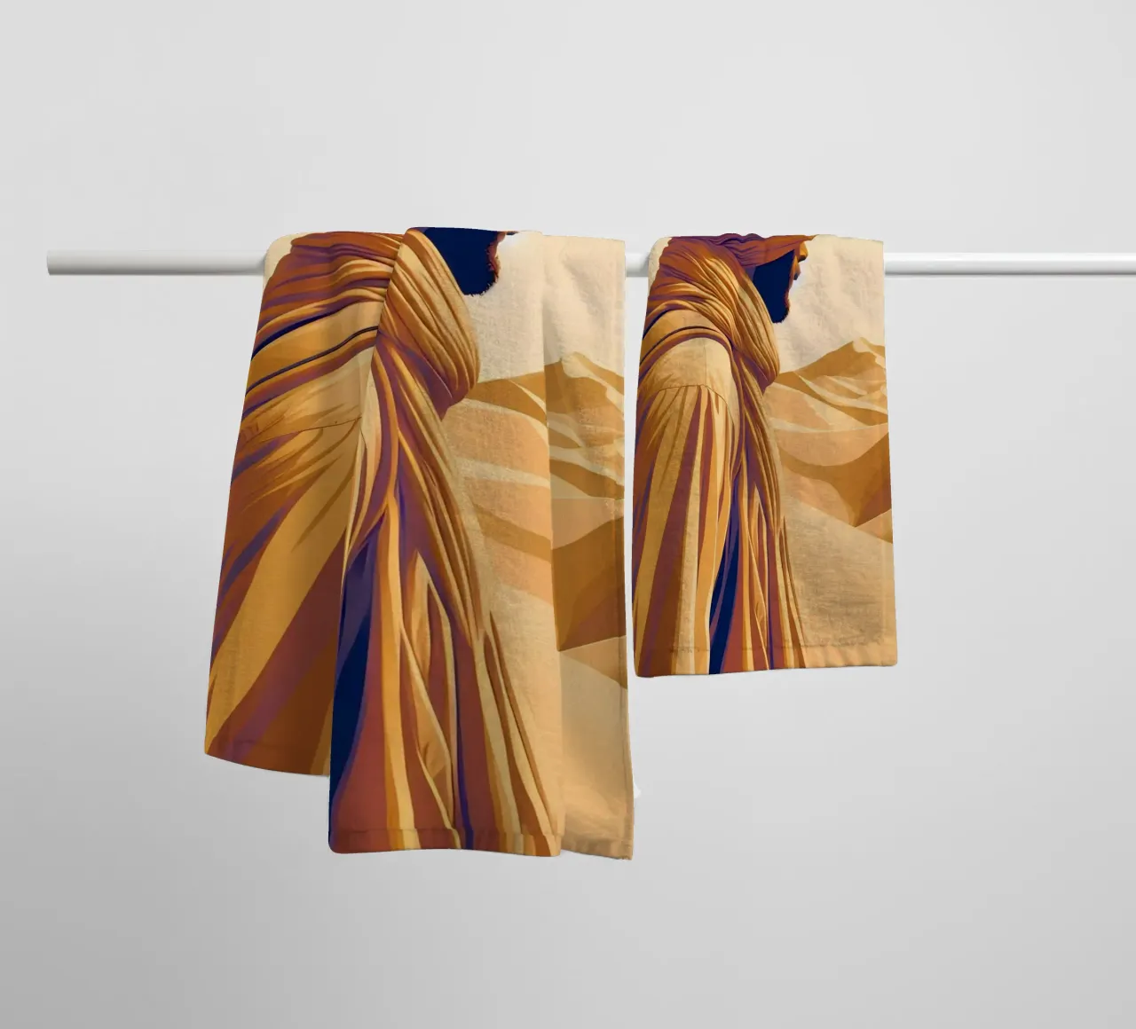 Attraverso le dune asciugamano da bagno da Digital Naive