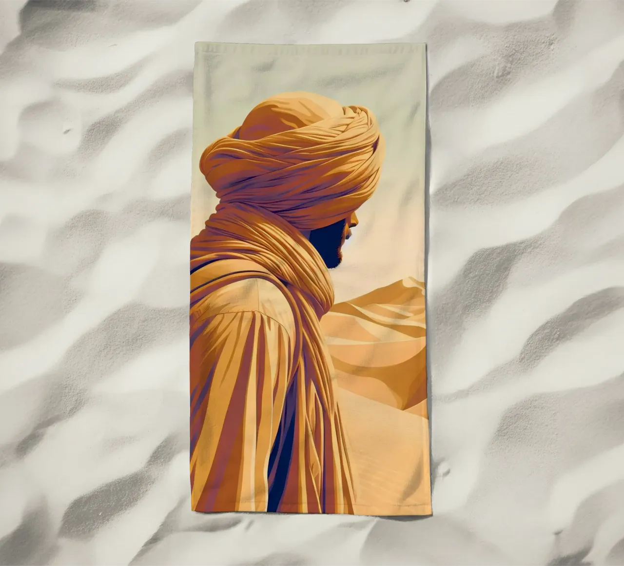 Attraverso le dune telo mare da Digital Naive