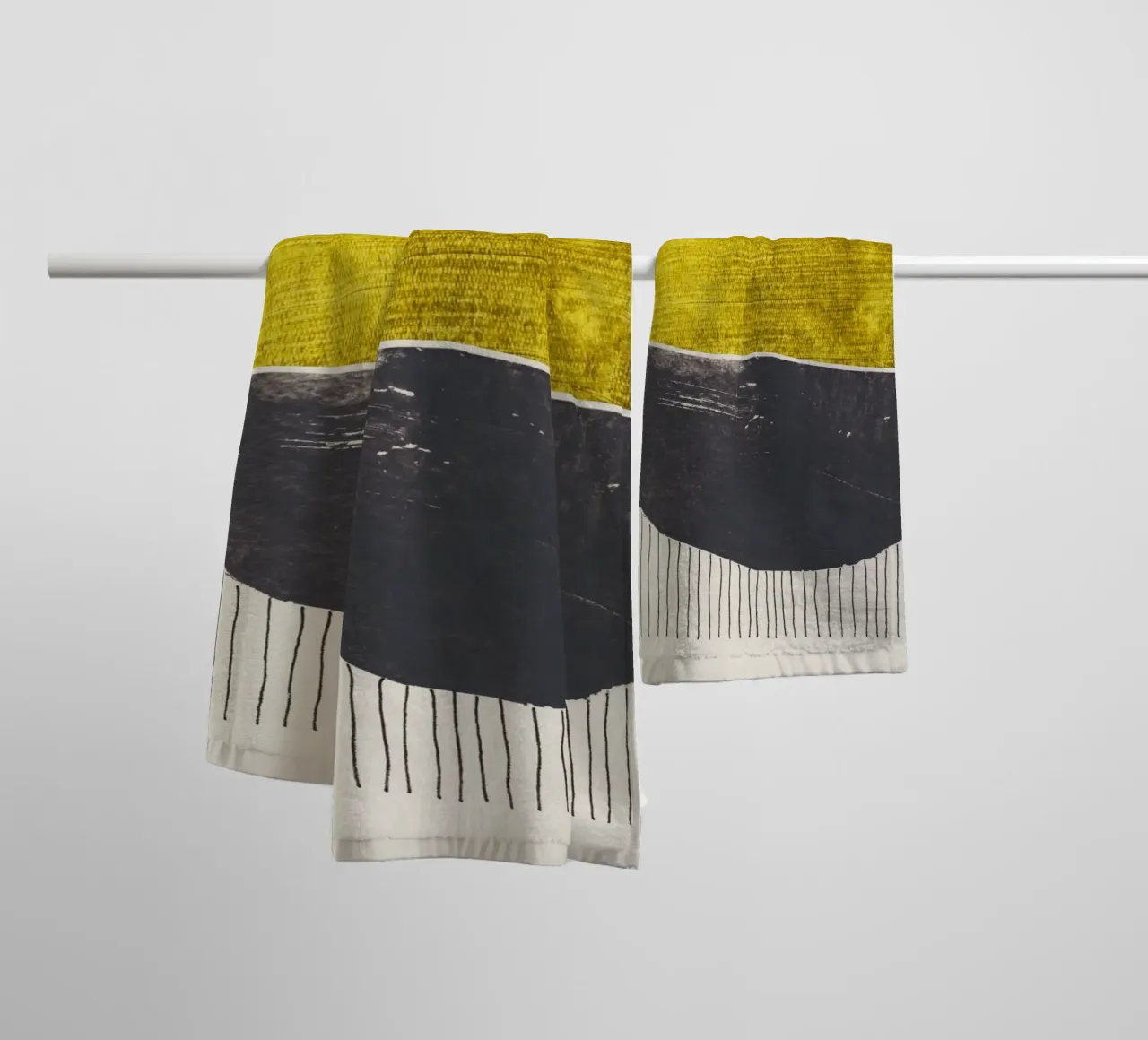 In Reverse #2 towel by Alisa Galitsyna