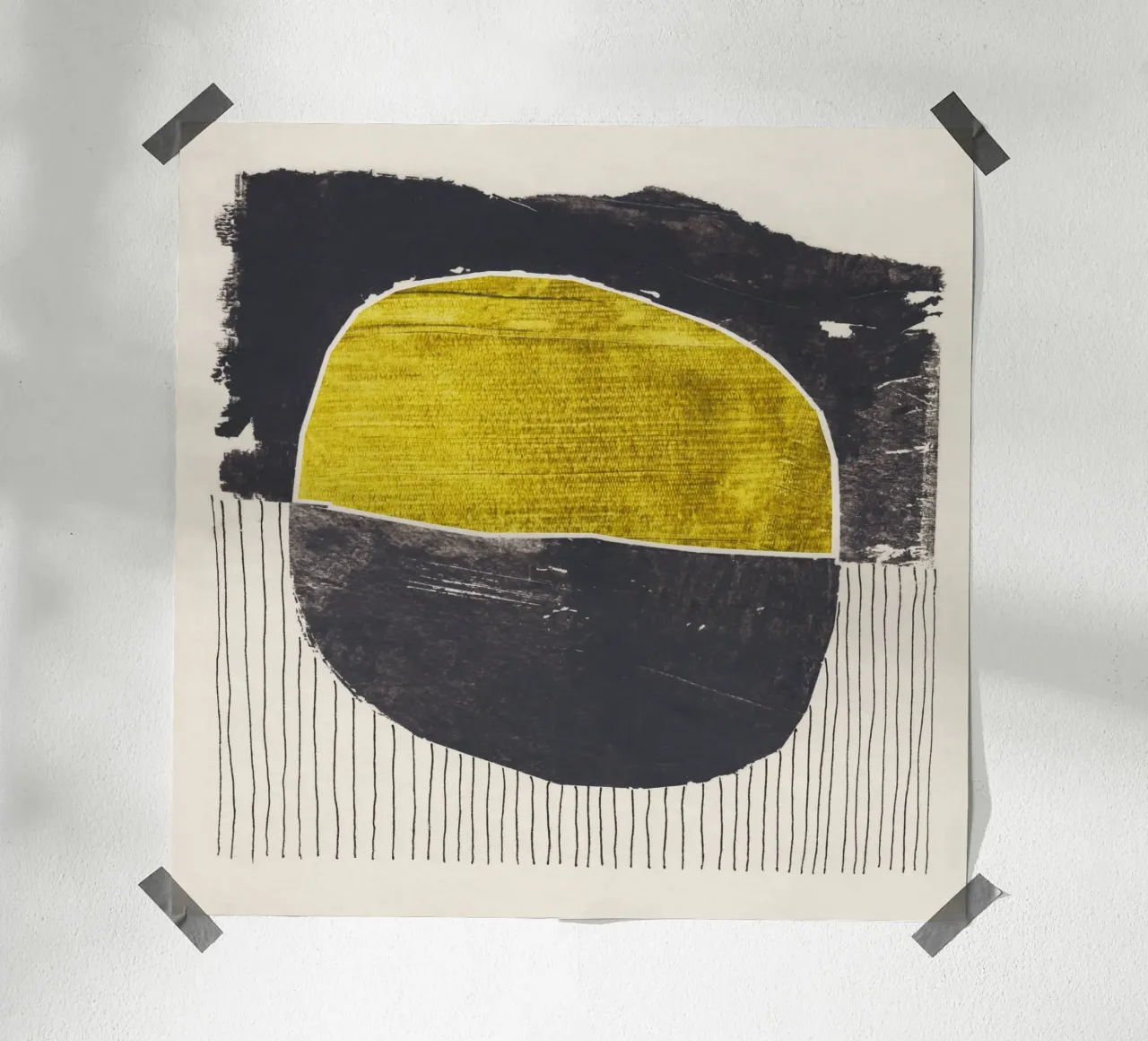 All'inverso #2 poster con telaio in plastica da Alisa Galitsyna