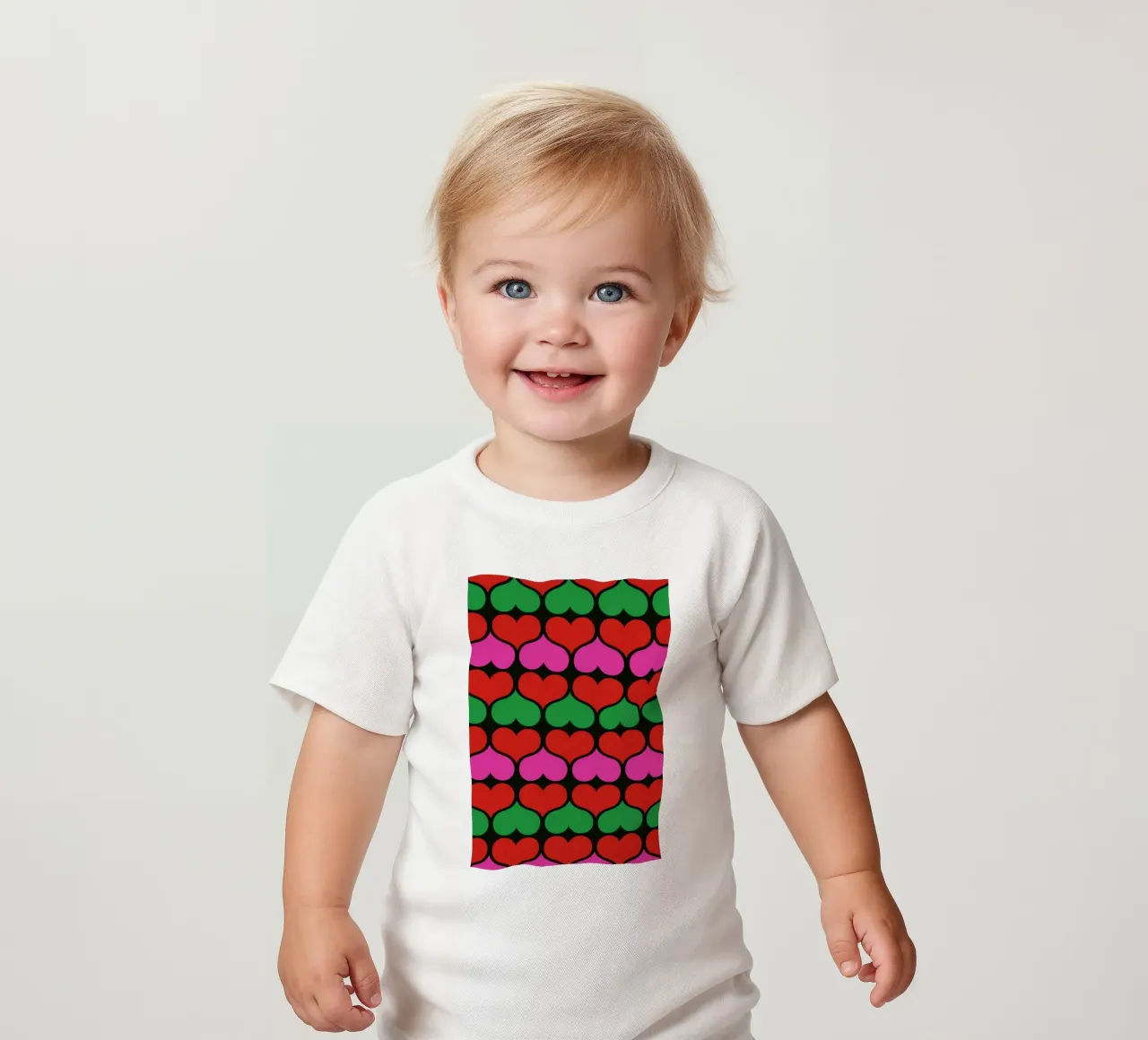 United Hearts baby t-shirt van Bo Lundberg