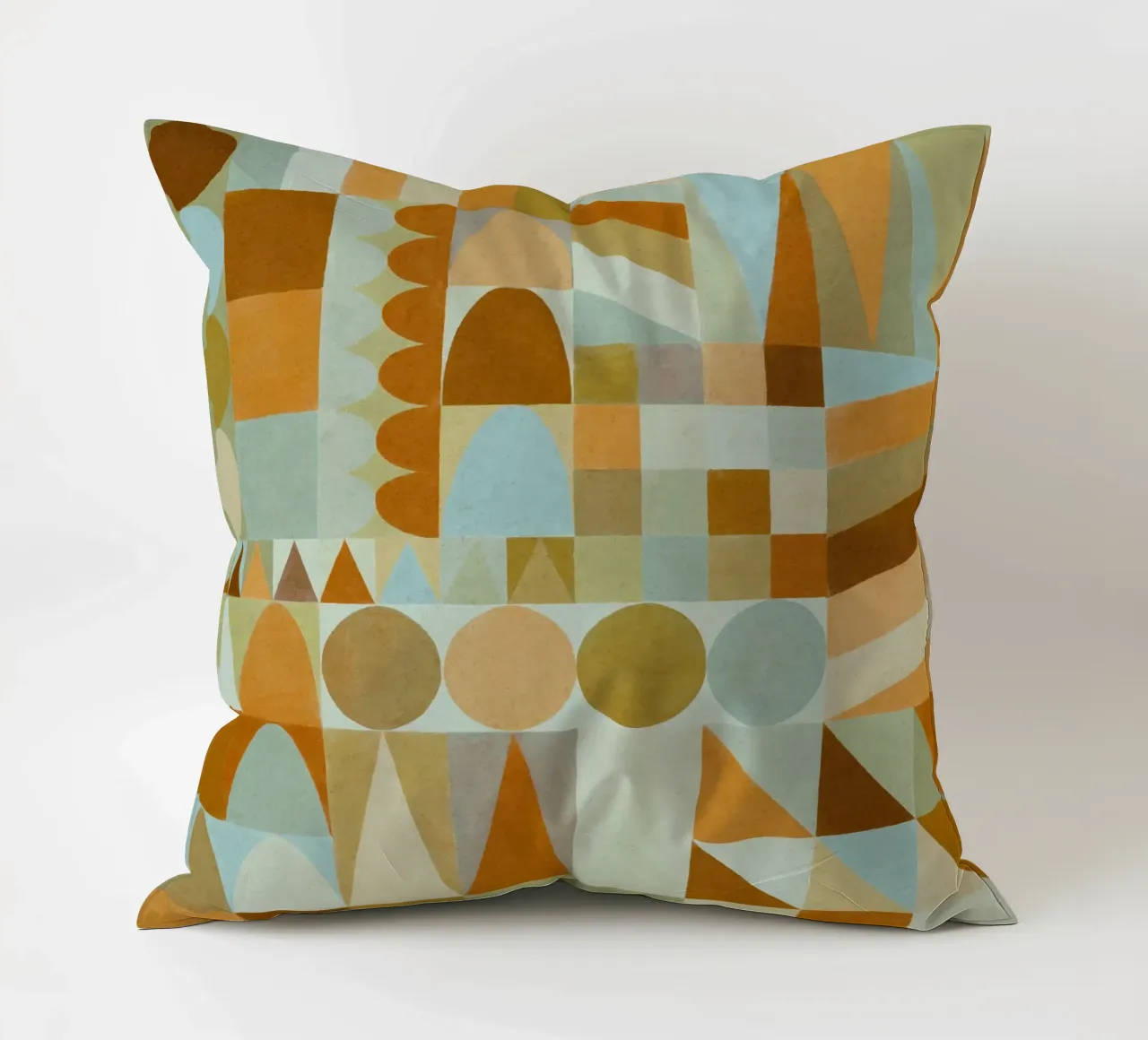 Forme geometriche e colori #2 cuscino da Alisa Galitsyna