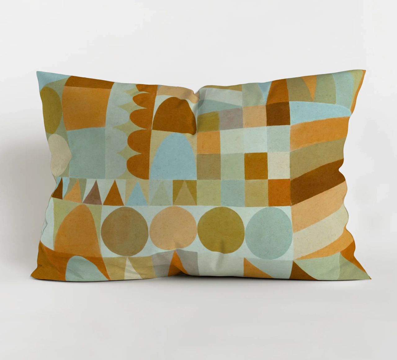 Forme geometriche e colori #2 cuscino da Alisa Galitsyna