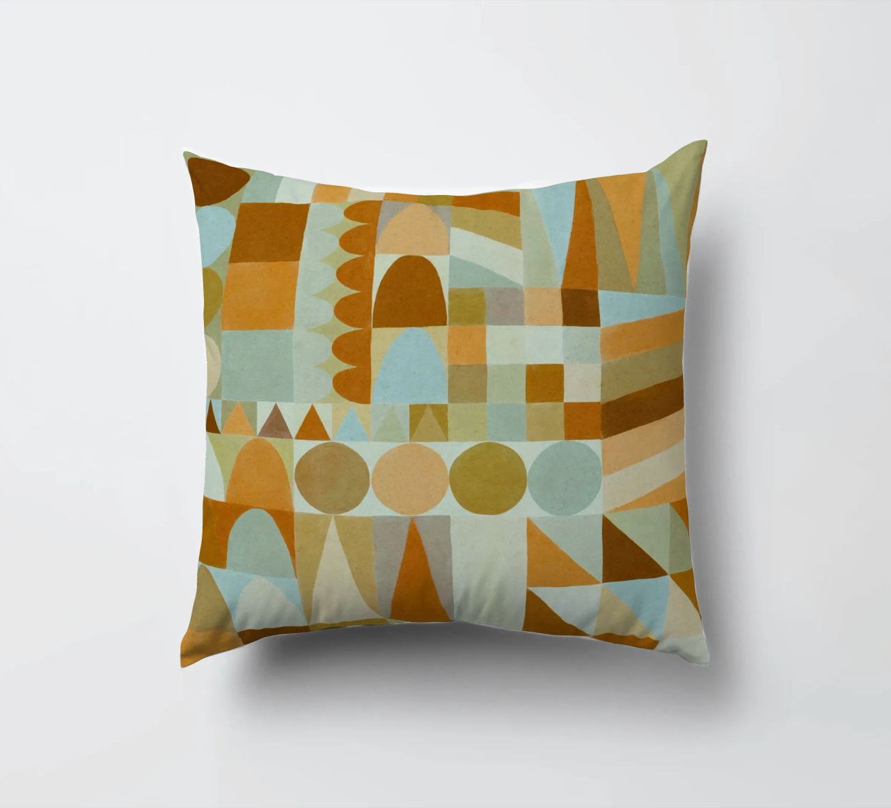 Forme geometriche e colori #2 cuscino da Alisa Galitsyna