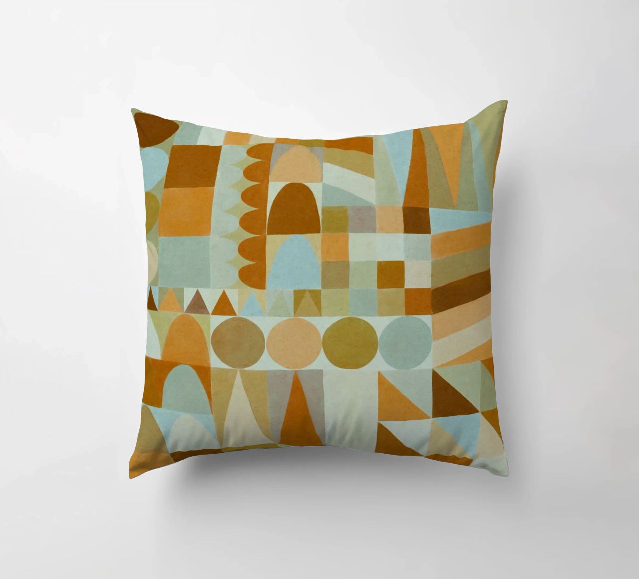 Forme geometriche e colori #2 cuscino da Alisa Galitsyna