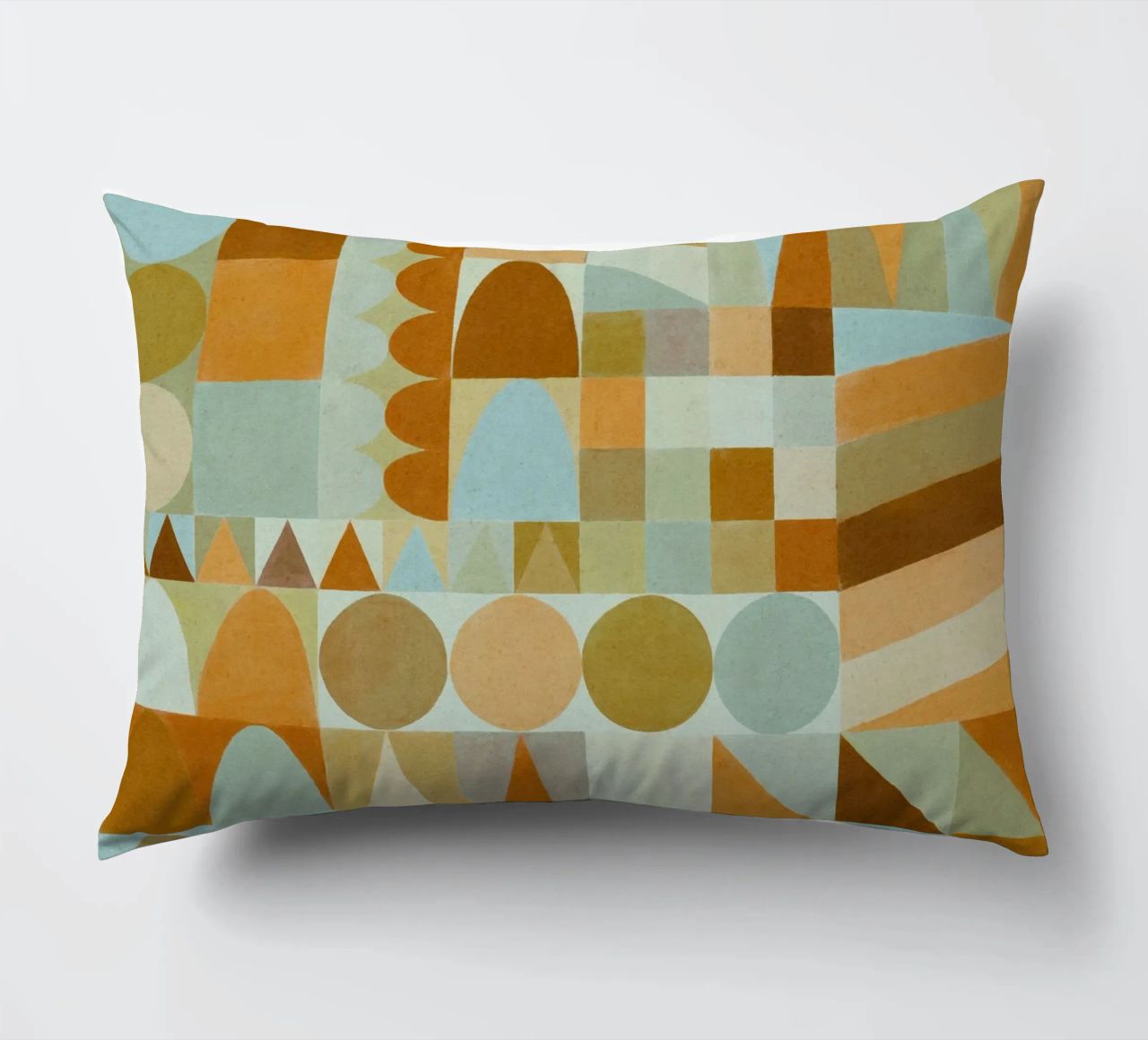 Forme geometriche e colori #2 cuscino da Alisa Galitsyna