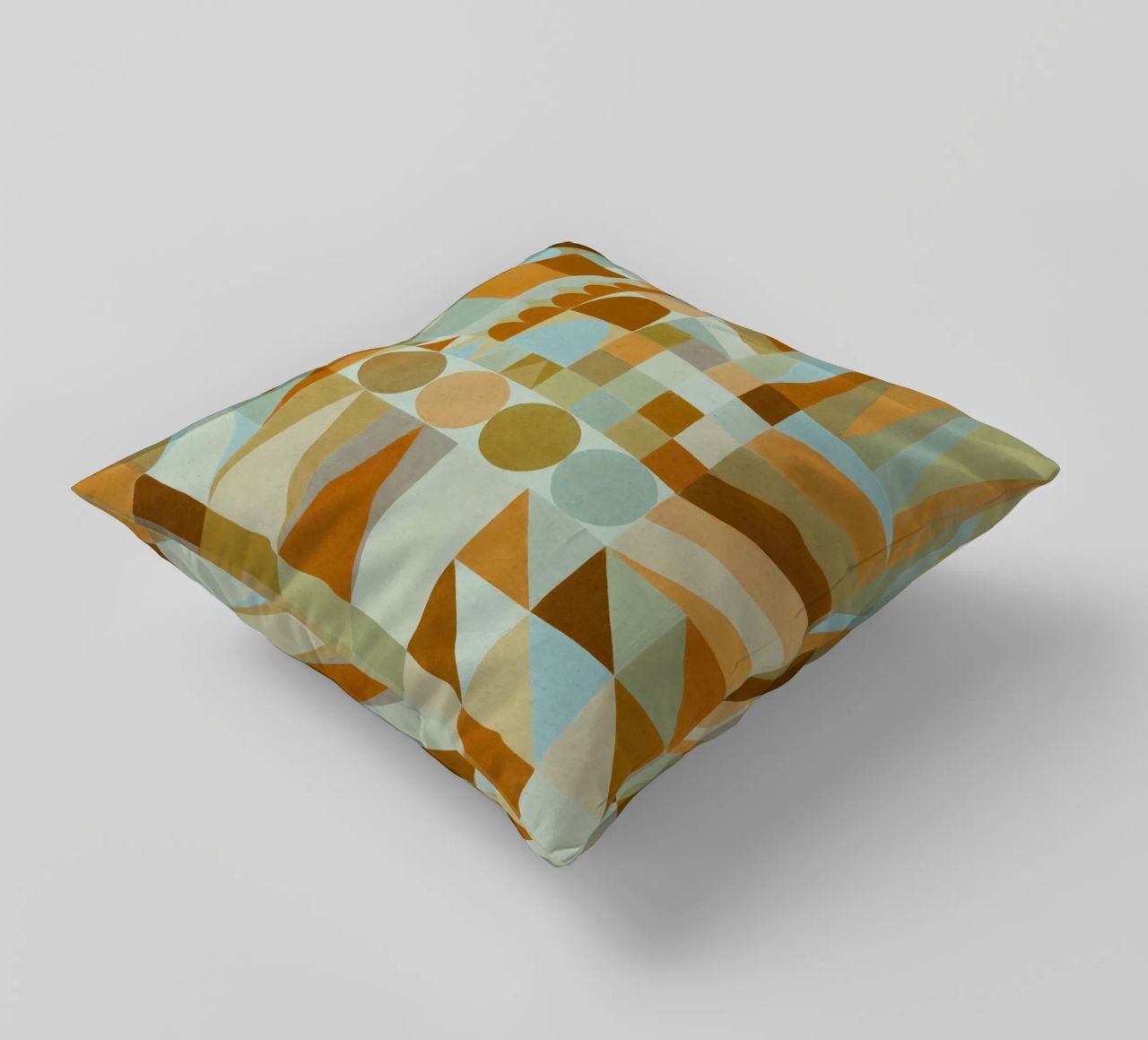 Forme geometriche e colori #2 cuscino da Alisa Galitsyna