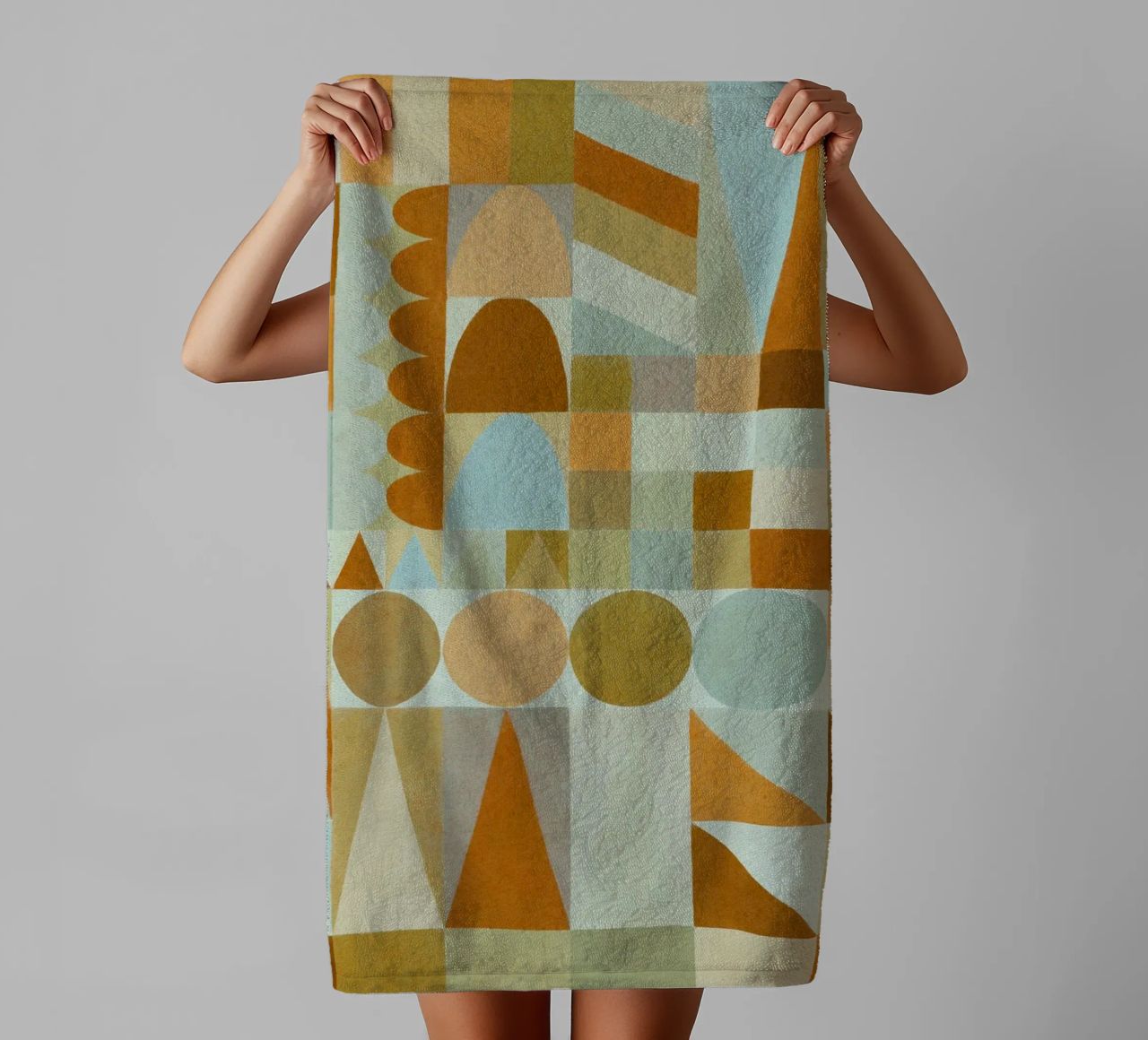 Forme geometriche e colori #2 asciugamano da bagno da Alisa Galitsyna
