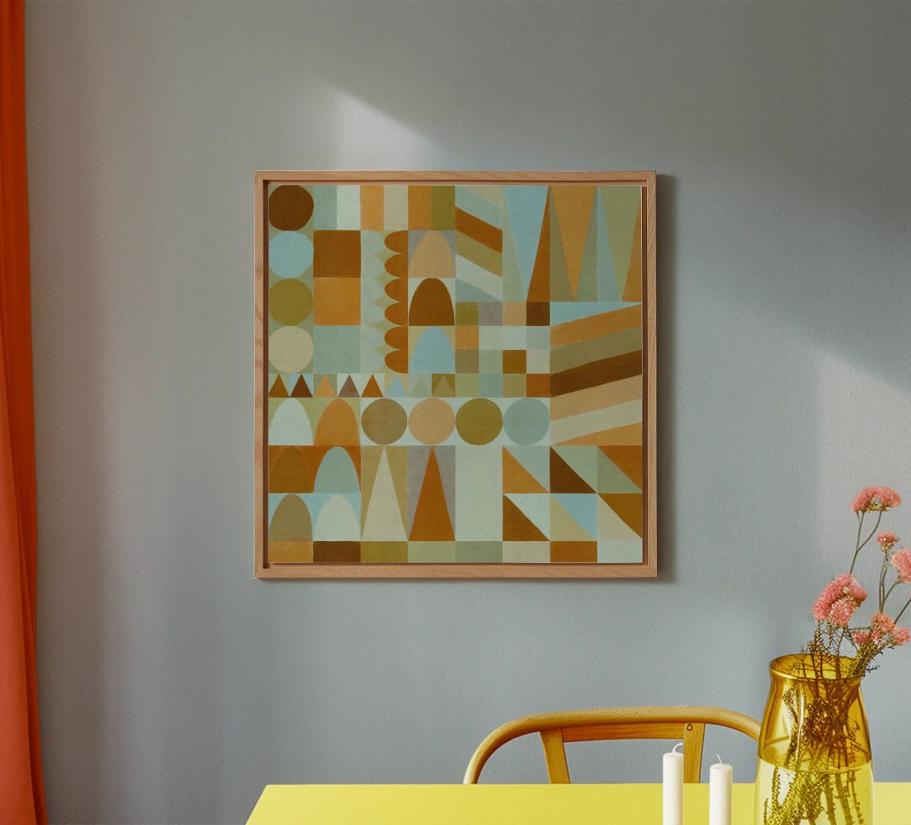 Forme geometriche e colori #2 alluminio dibond da Alisa Galitsyna