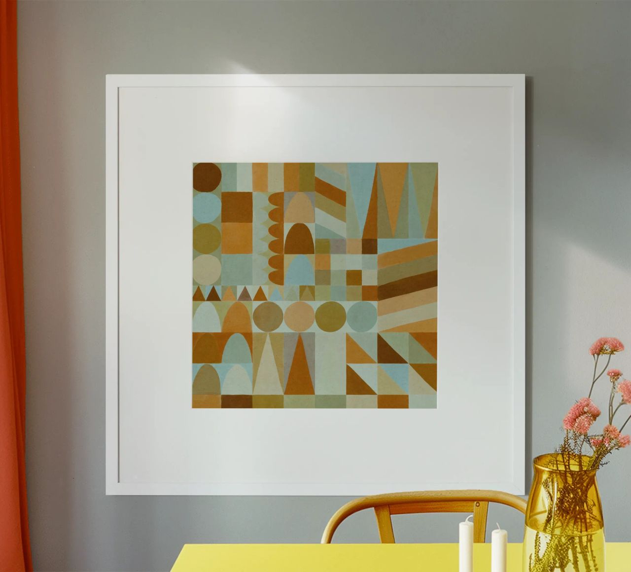 Forme geometriche e colori #2 carta hahnemühle da Alisa Galitsyna