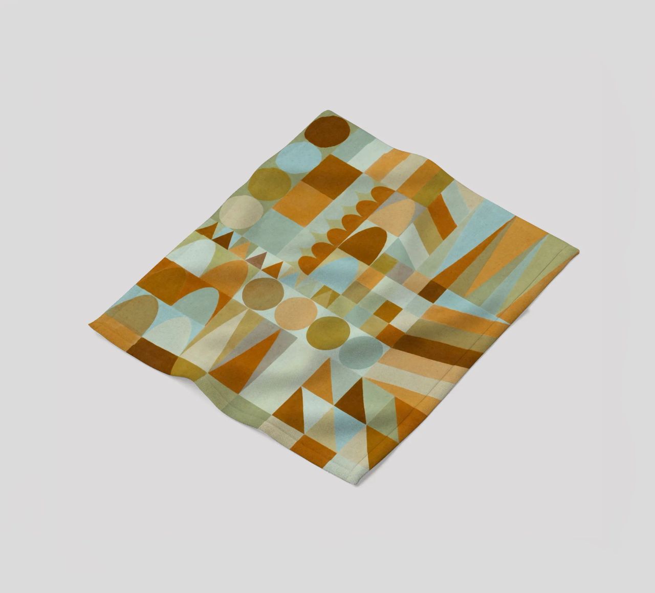 Forme geometriche e colori #2 coperta in pile da Alisa Galitsyna