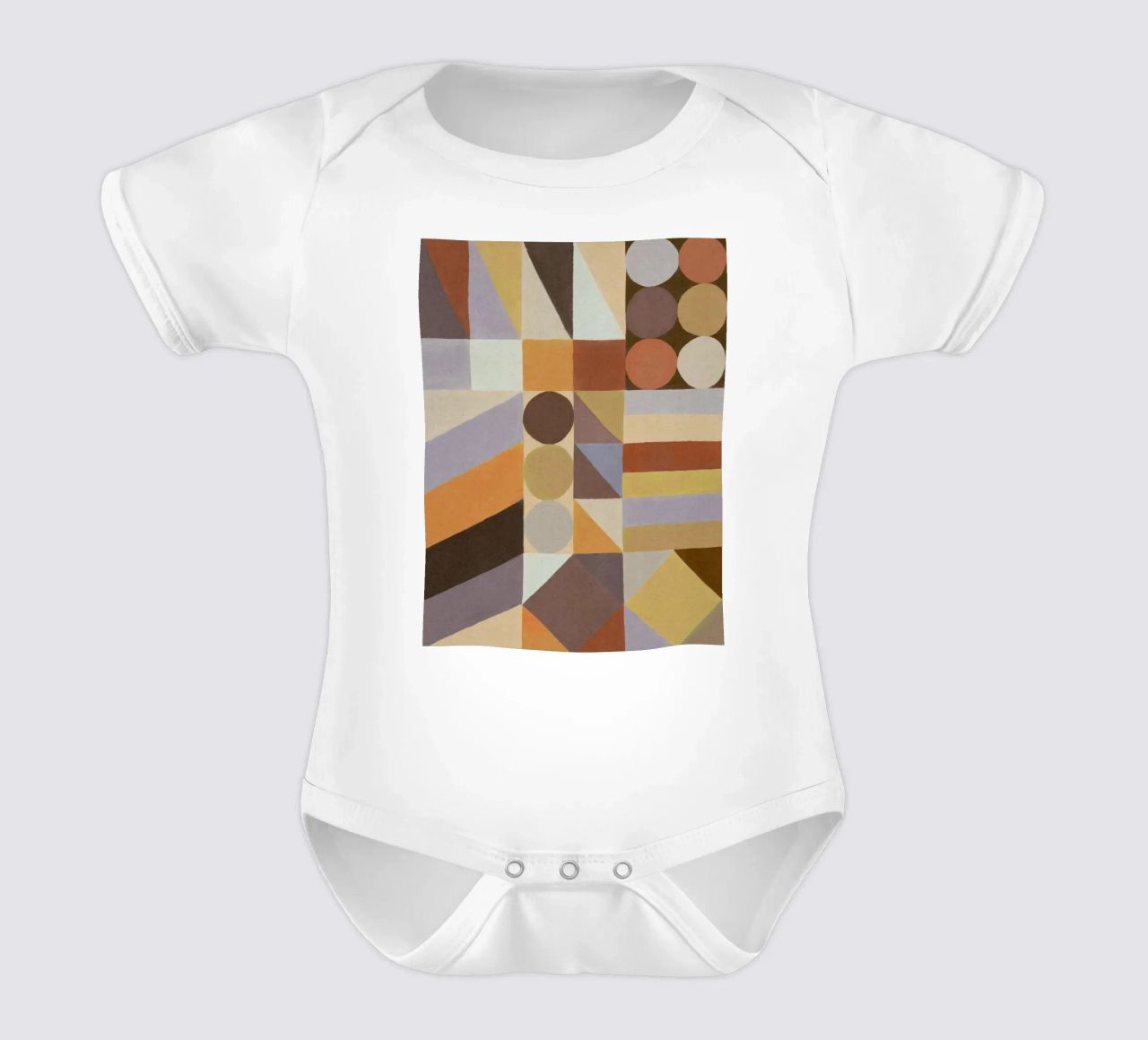 Forme geometriche e colori #1 body neonato maniche corte da Alisa Galitsyna
