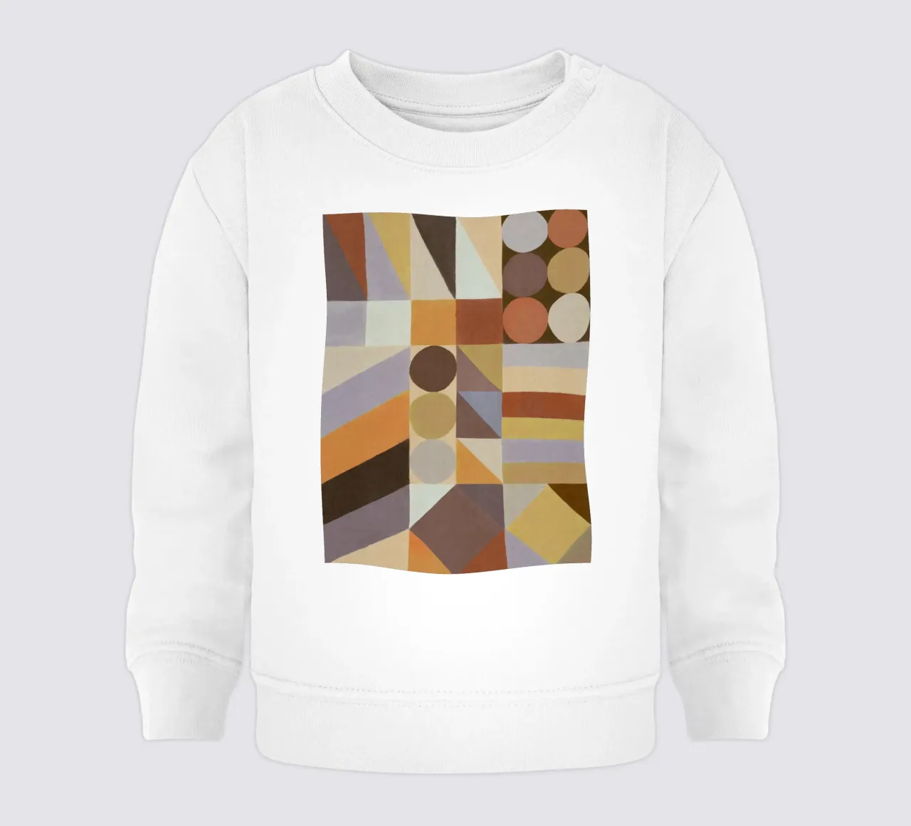Geometrische vormen en kleuren #1 baby sweatshirt van Alisa Galitsyna