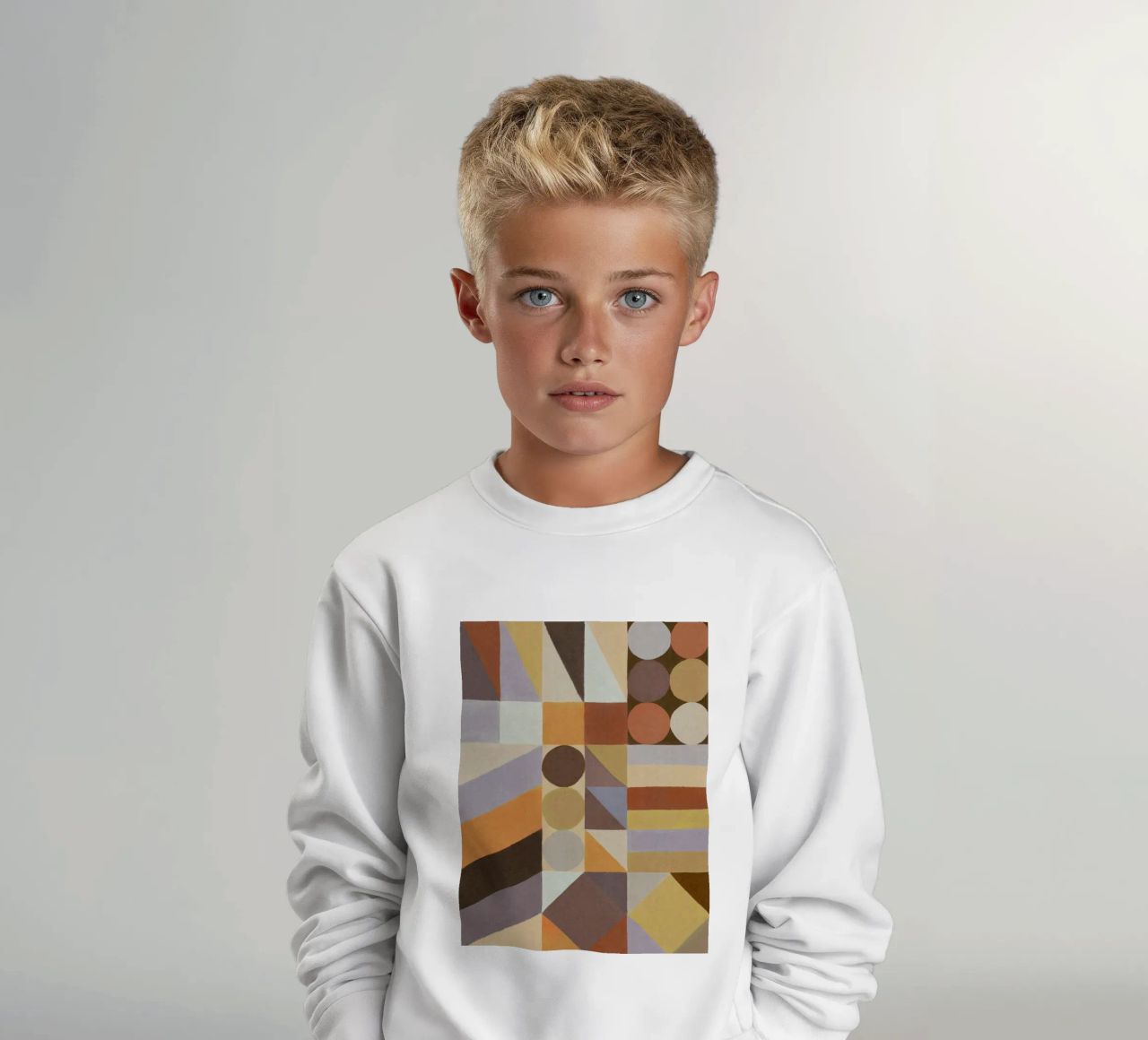 Forme geometriche e colori #1 felpa bambino da Alisa Galitsyna