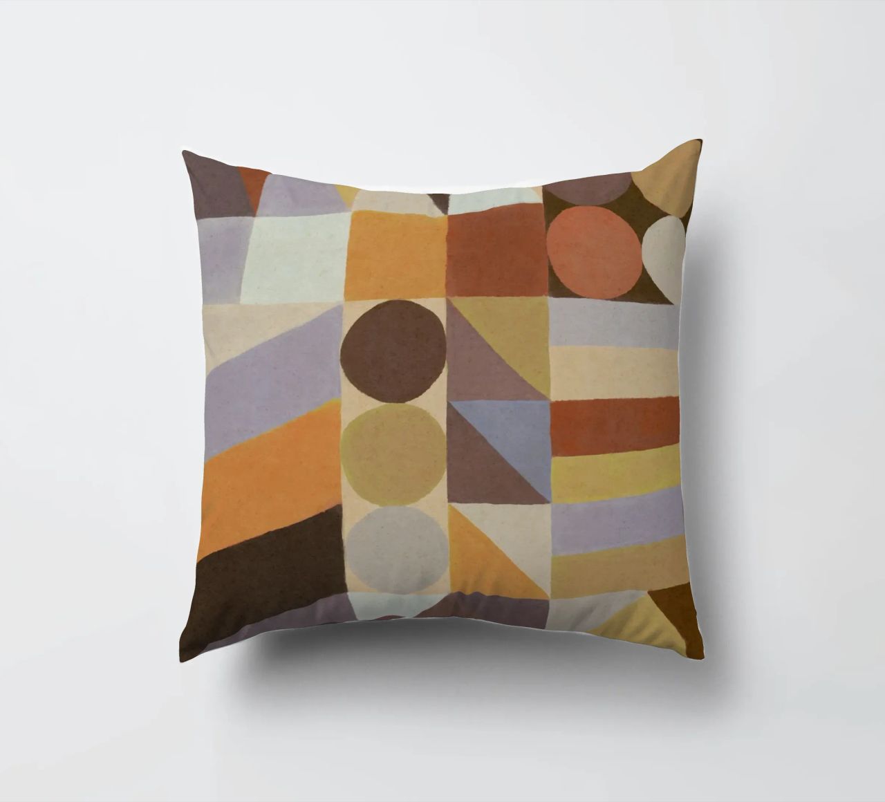 Forme geometriche e colori #1 cuscino da Alisa Galitsyna