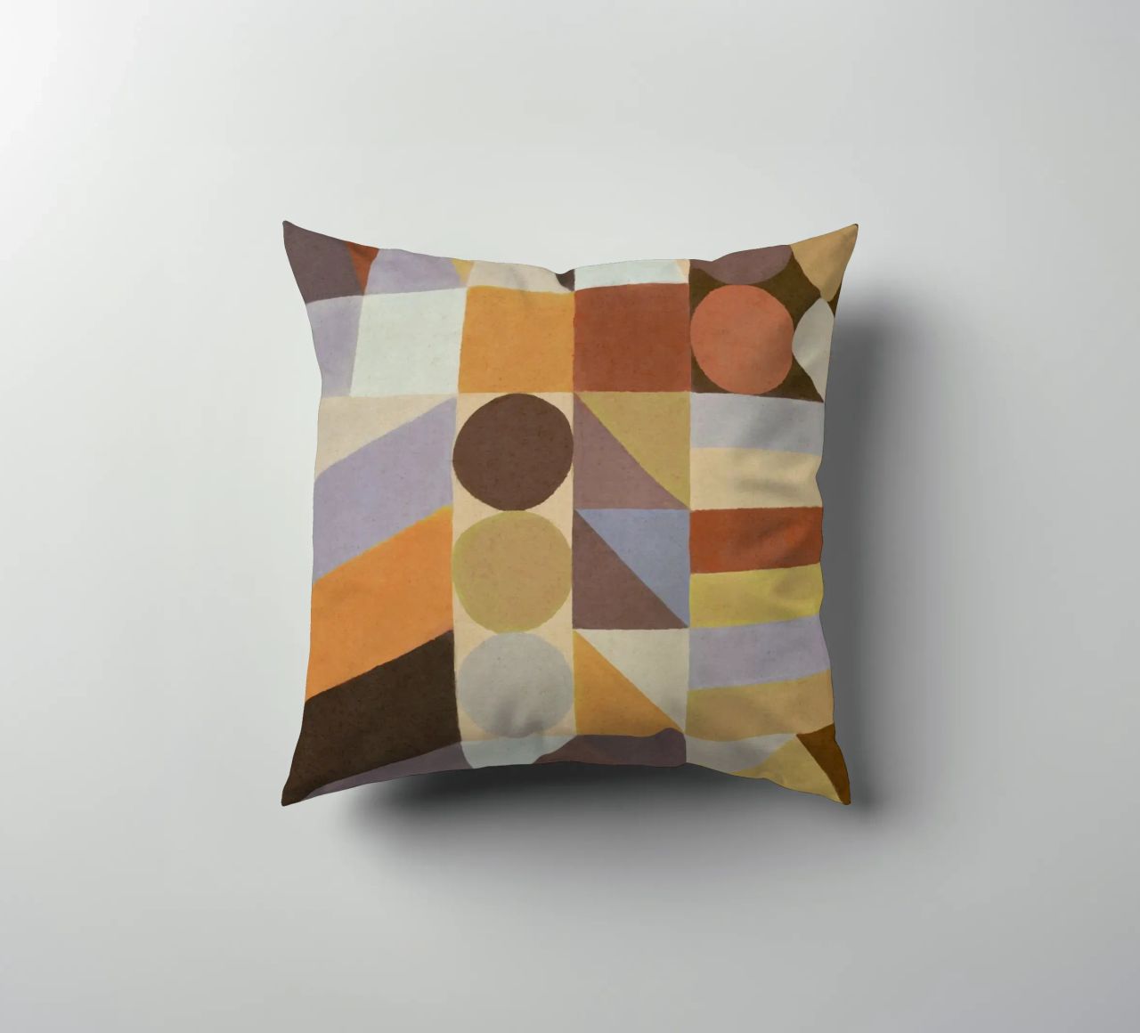 Forme geometriche e colori #1 cuscino da Alisa Galitsyna