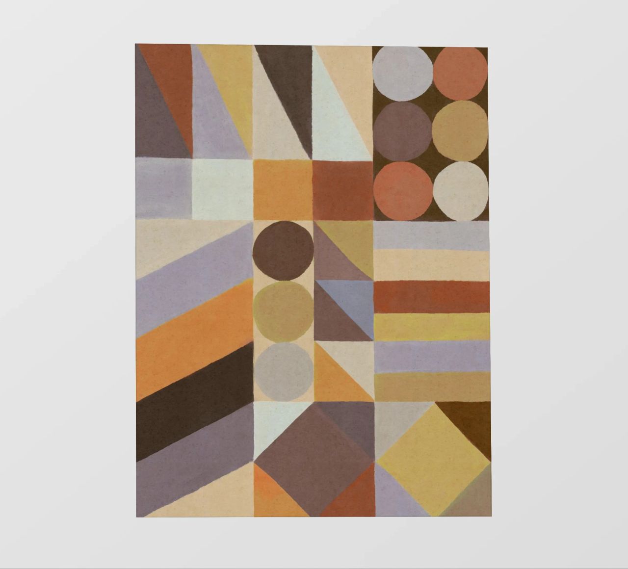 Forme geometriche e colori #1 telo in pvc da Alisa Galitsyna