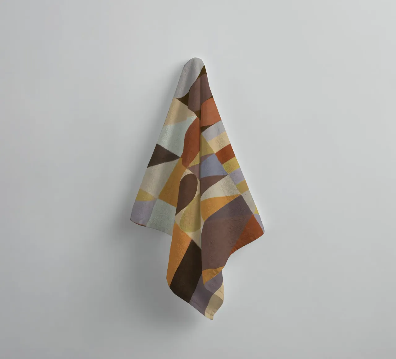 Geometric Shapes & Colors #1 towel by Alisa Galitsyna