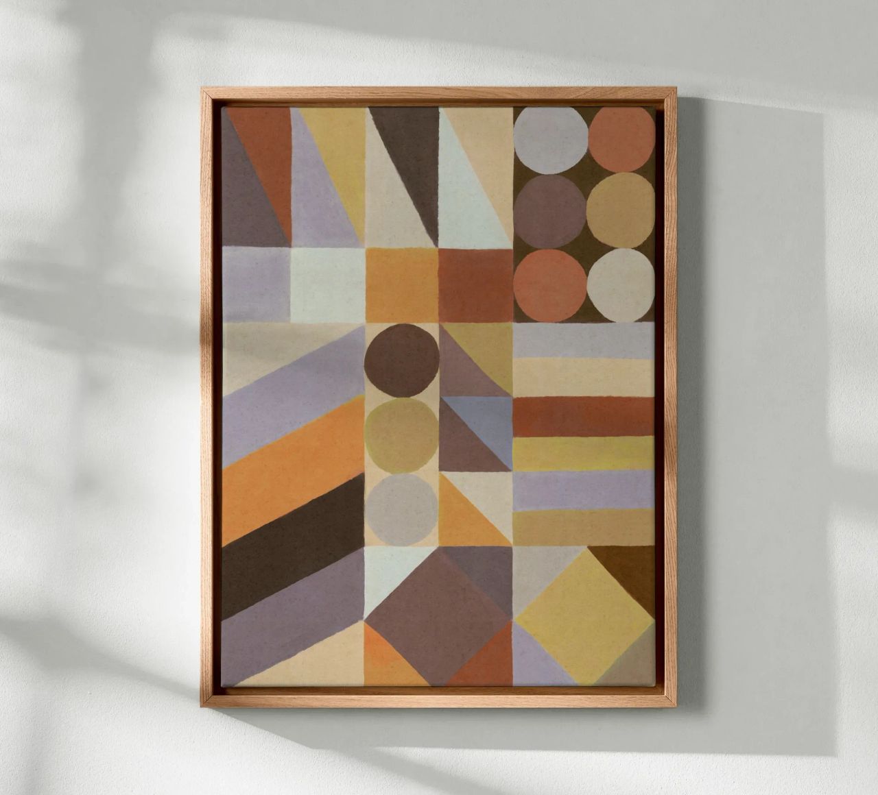 Geometric Shapes & Colors #1 canvas by Alisa Galitsyna