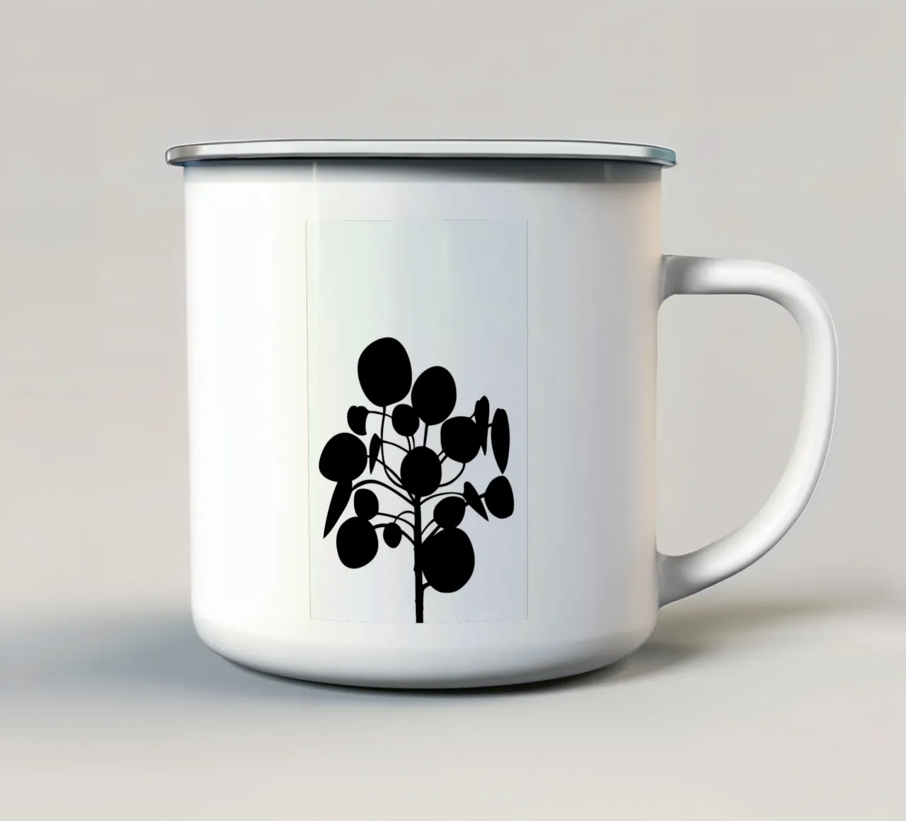 Pilea tazza in smalto da Oh Darling